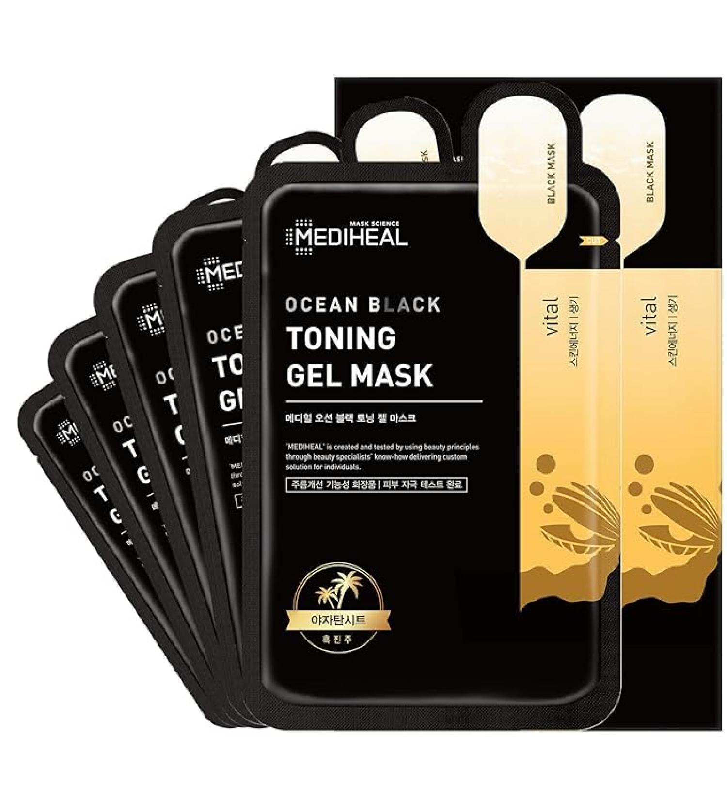 Mediheal Ocean Masks Toning - 5 Pack (25 ml Each) - Buy Online on GoSupps.com