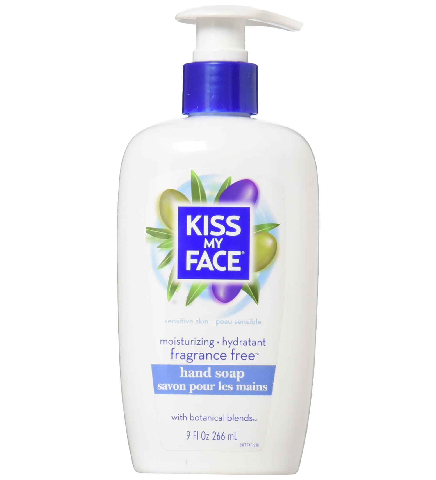 Kiss My Face Fragrance-Free Hand Soap 9oz Pump | Moisturizing & Gentle Cleanser for All Skin Types - Buy Online Worldwide - Buy Online on GoSupps.com