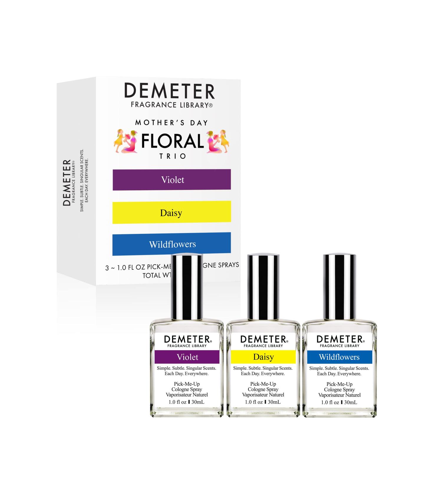 DEMETER Fragrance Library 1 oz Mother's Day Floral Cologne Set