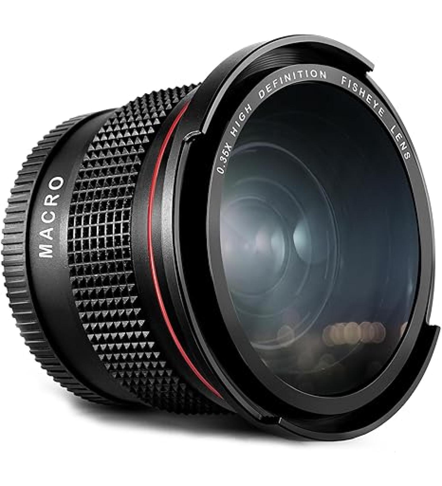 Altura Photo 58MM 0.35x Fisheye Wide Angle Lens (w/Macro Portion) for DSLR Cameras EOS Rebel 70D 77D 80D 90D T8i T7 T7i T6i T6s T6 T5i T5 T4i T3i T100 SL1 SL2 SL3 - Buy Online on GoSupps.com