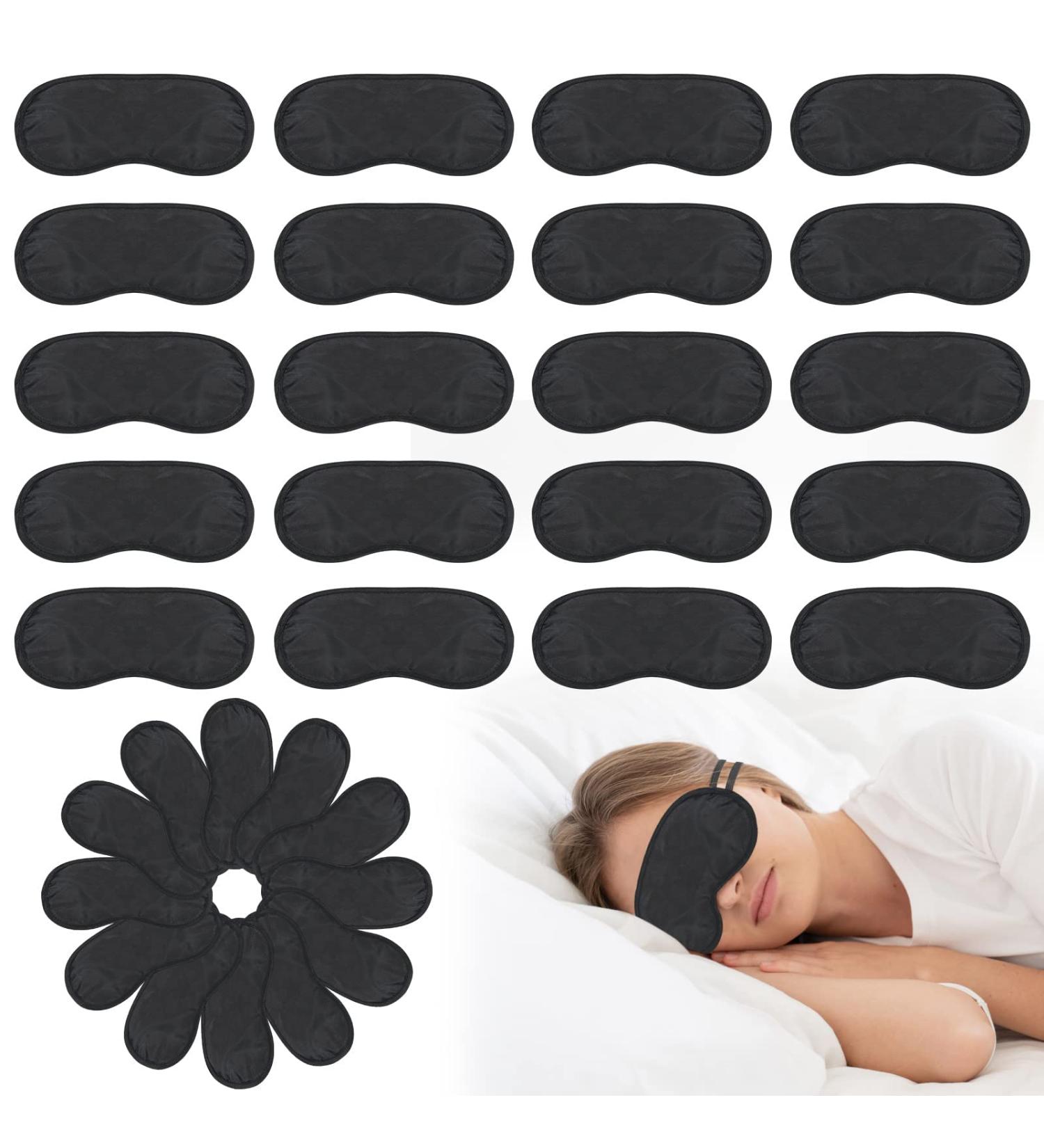 30 Pack Sleep Eye Masks for Men Women & Kids | Travel-Friendly Blindfolds for Sleep Plane Hotel & Games Party - Buy Online on GoSupps.com