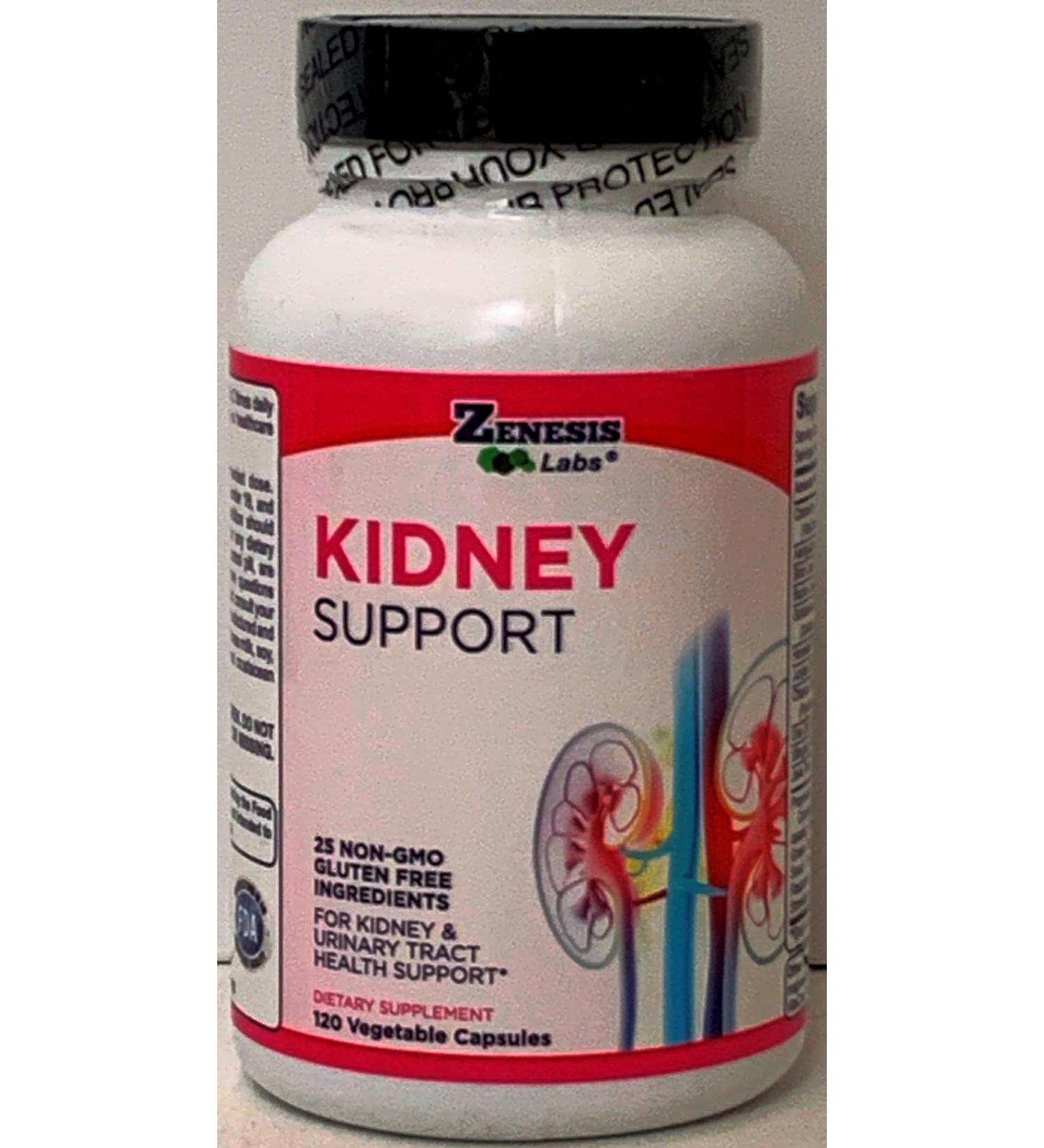 Zenesis Labs Kidney Cleanse Detox Flush & Repair Urinary Tract Support - Gluten Free - Natural Cranberry Extract Herbal Supplement Blend (120 Capsules/Bottle) 60 Day Supply - Buy Online on GoSupps.com