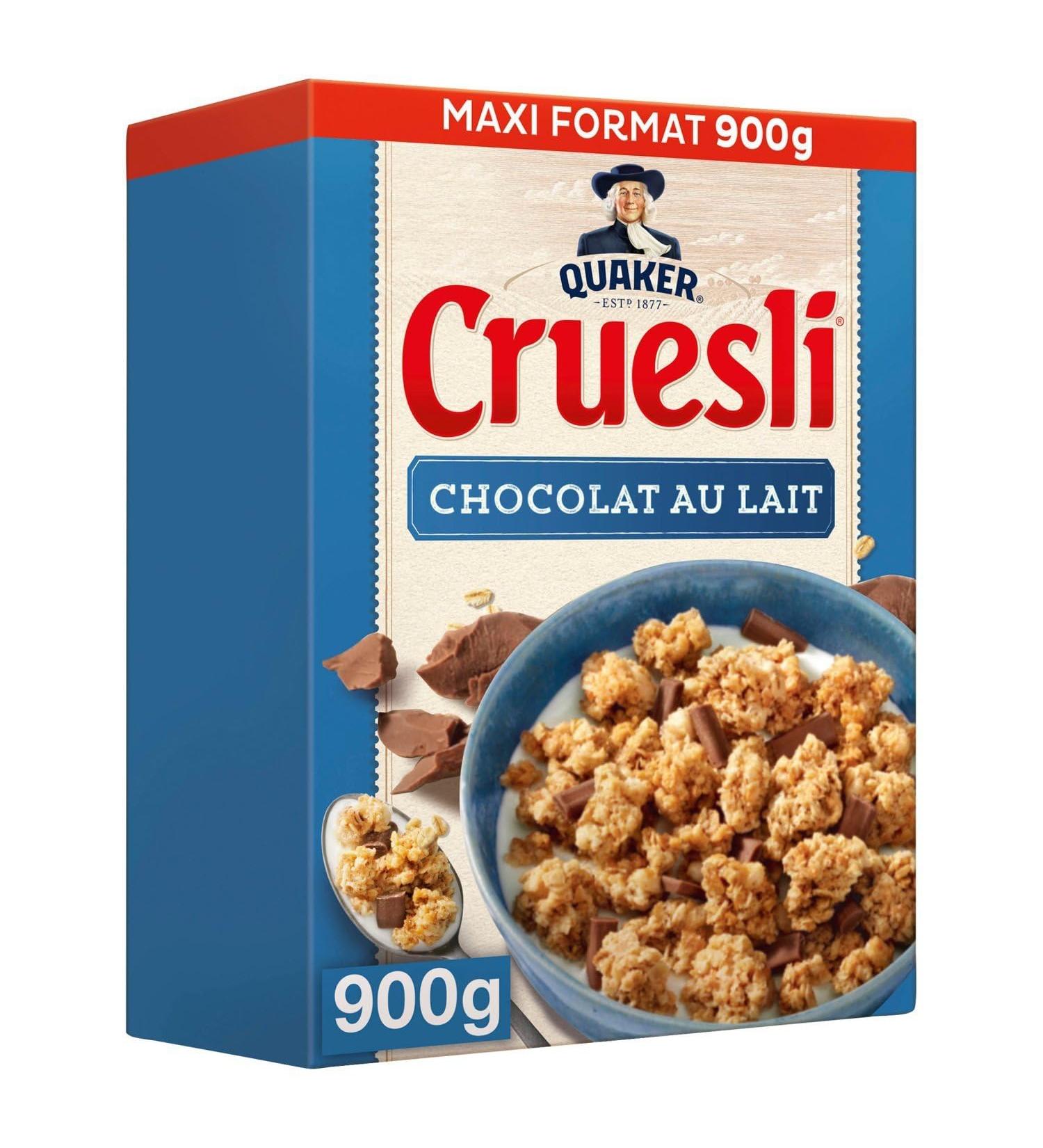 C r ales Gourmandes au Chocolat au Lait Texture Croquante et Fondante (Bo te 900g) - Le lot de 3