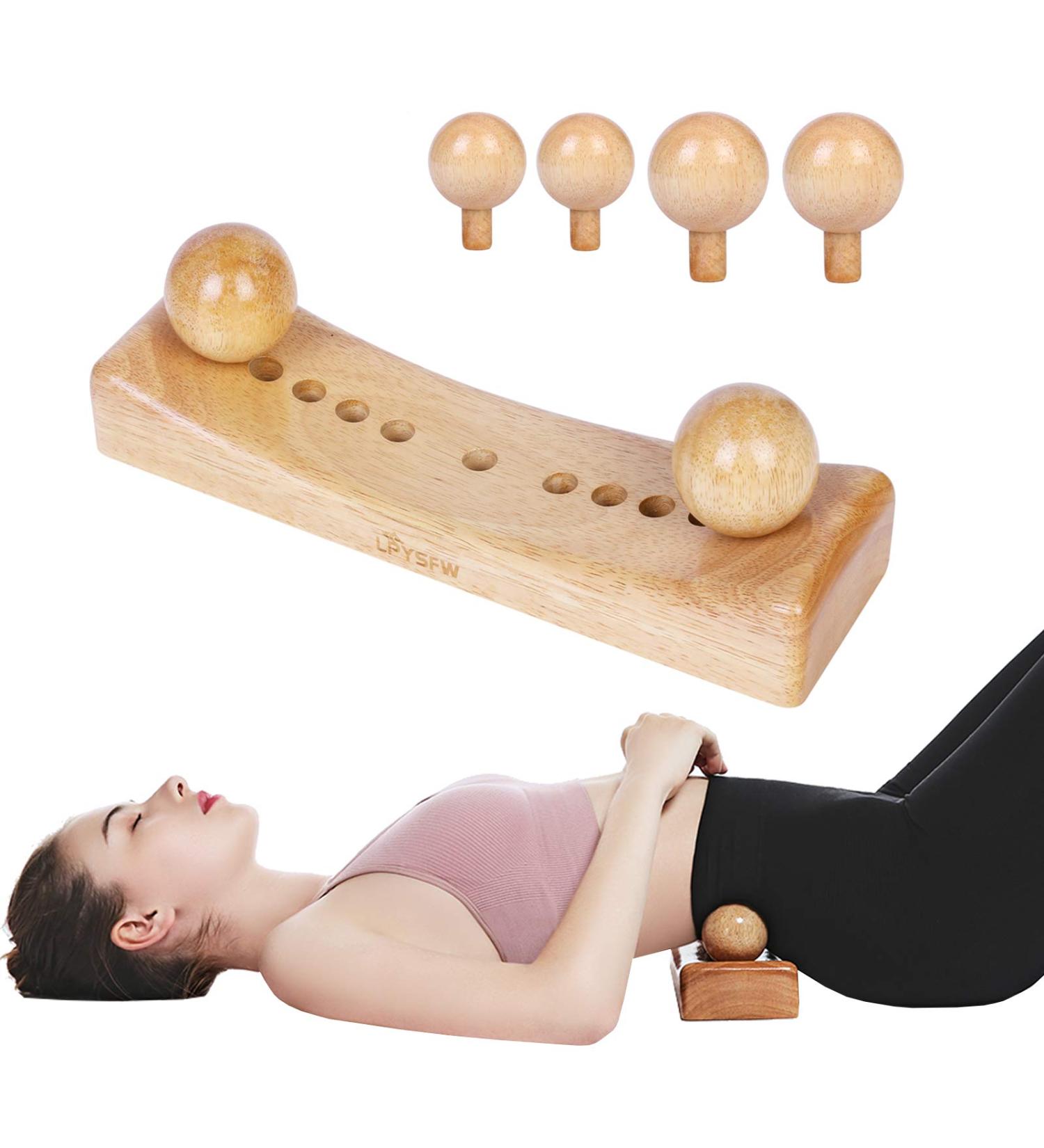 Psoas Muscle Release Tool with 6 Massage Heads for Back Pain Relief and Trigger Point Therapy - Buy Online on GoSupps.com