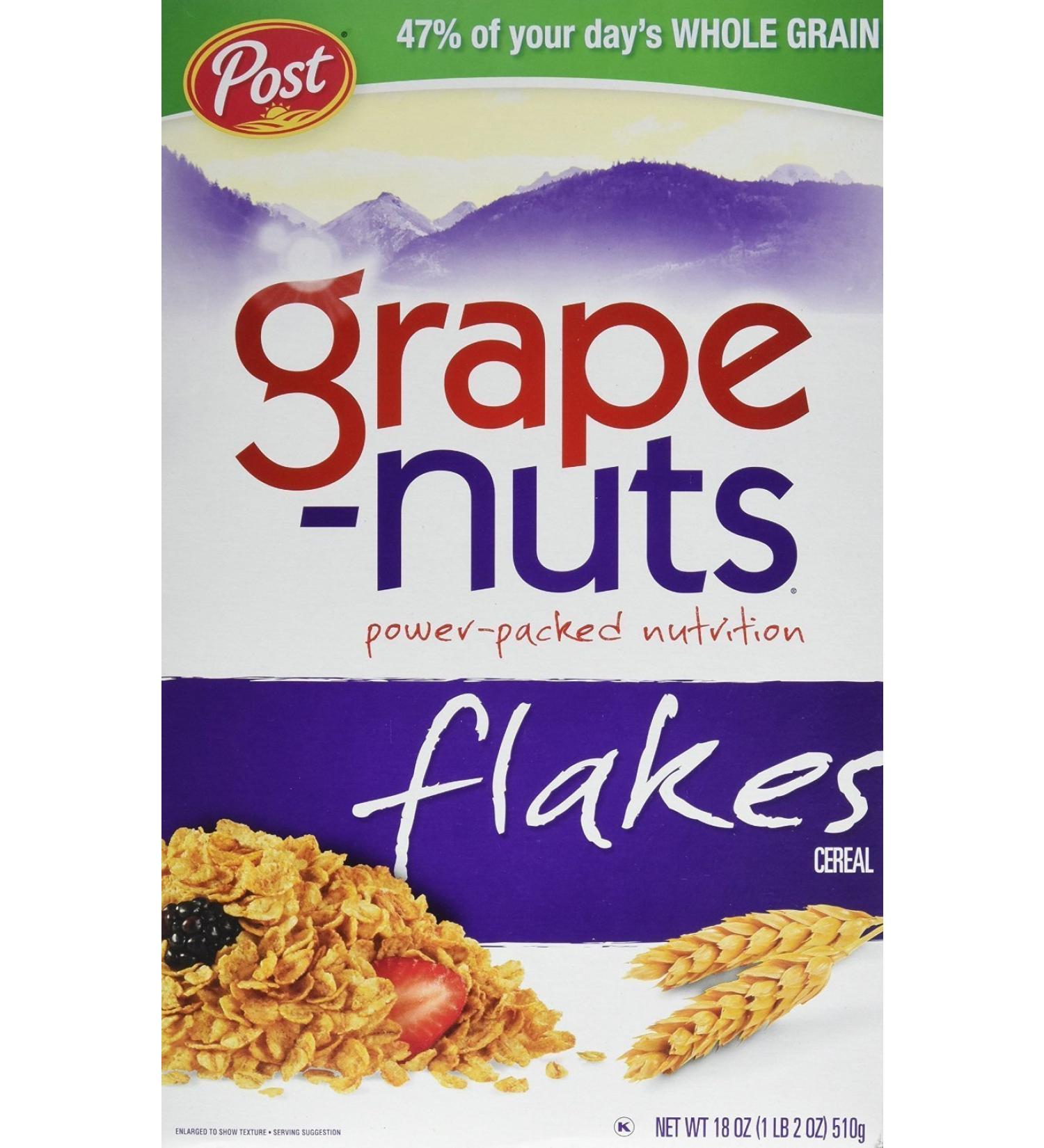 4 pack Grape-Nuts Cereal  Flakes  18 oz  (pack of 3) - Buy Online on GoSupps.com