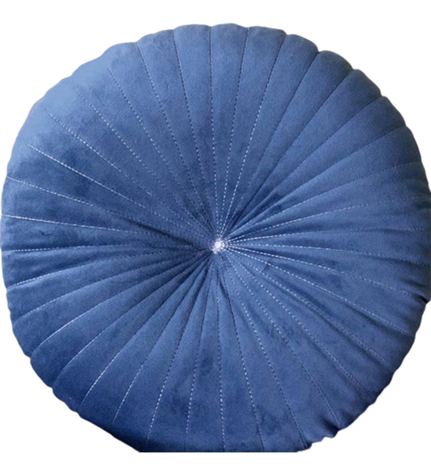 Wheelchair Soft Seat Cushion Velvet Pillow Travel Cushion Sofa Cushion Tatami Round Pumpkin Wheelchair Office Cushion Velvet Bay Window Handmade Core Pillow - Buy Online on GoSupps.com