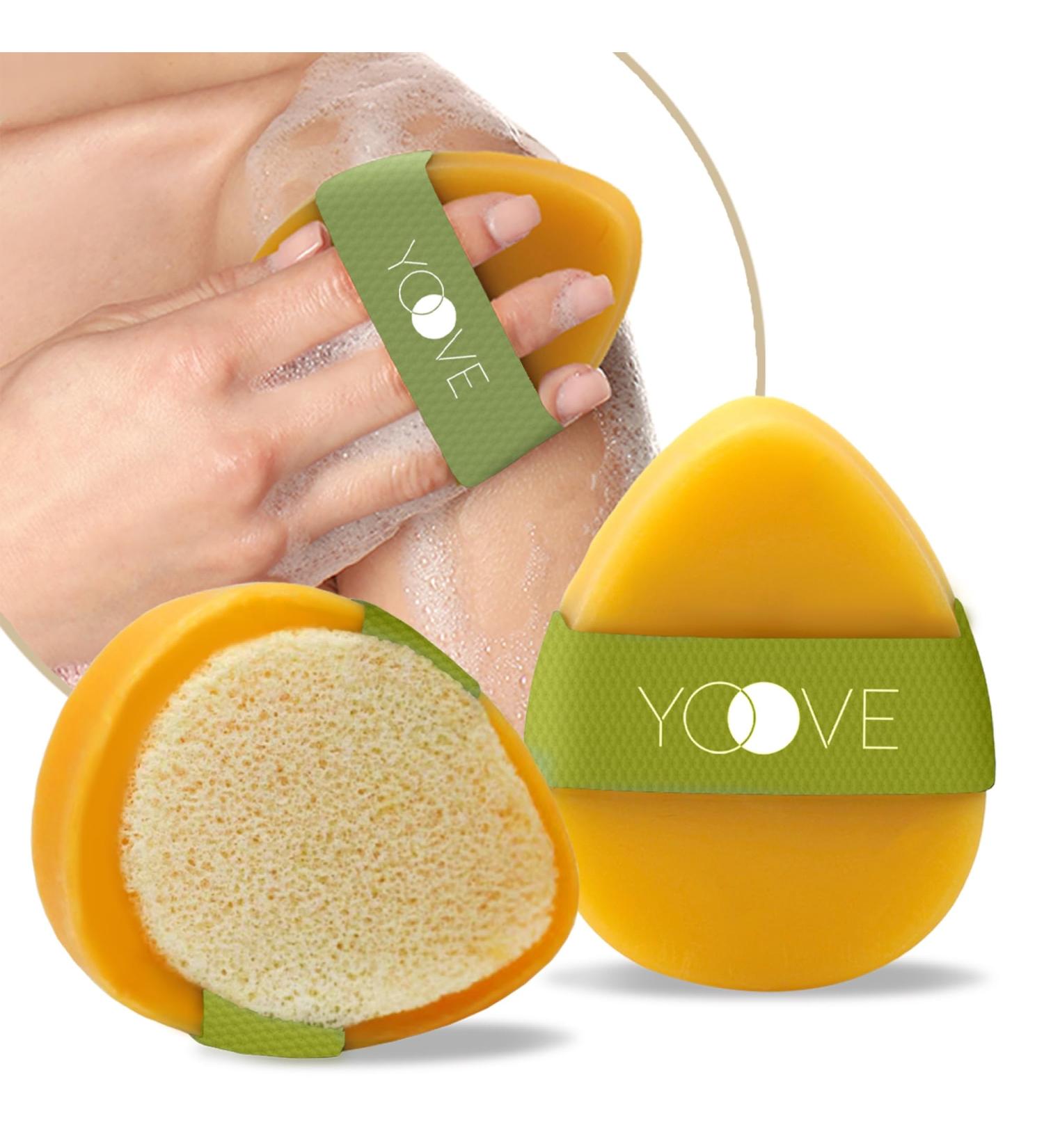 Yoove Turmeric & Kojic Acid Soap - Exfoliating Scrubber Natural Ingredients Clear Dark Spots & Acne Radiant Skin | 3-Pack - Buy Online on GoSupps.com