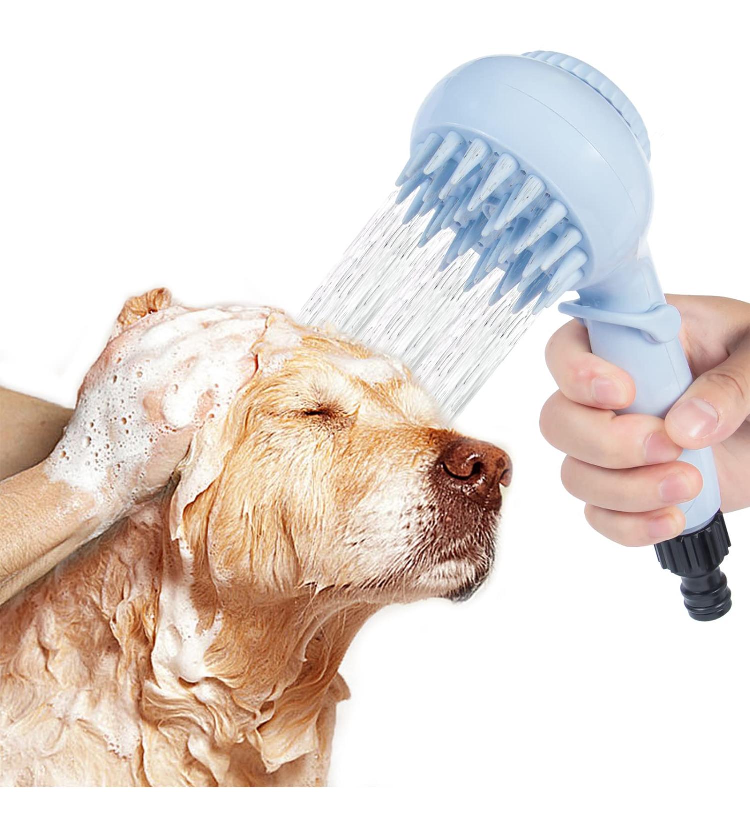 HPYLIF Pet Shower Sprayer & Scrubber Tool - Ultimate Spray Set for Dogs & Cats | International Shipping Available - Buy Online on GoSupps.com