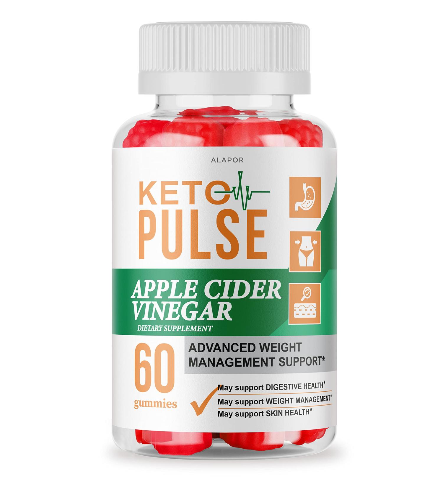 Keto Pulse ACV Gummies - Advanced Apple Cider Vinegar Gummys for 30 Days Supply - Buy Online on GoSupps.com