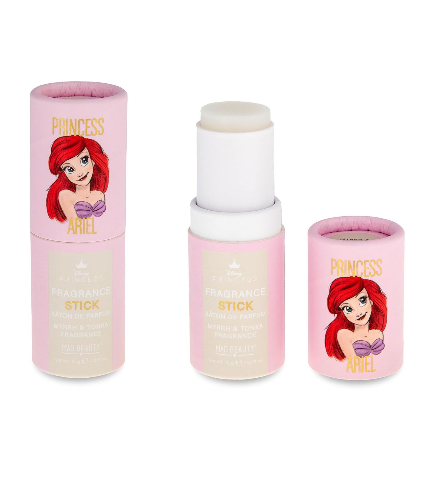 MAD Beauty Disney Pure Princess Ariel Perfume Stick Myrrh & Tonka Bean Fragrance Pocket-Sized Scented Solid Formula Melts into Skin (Similar Application to Deodorant) The Little Mermaid - Buy Online on GoSupps.com