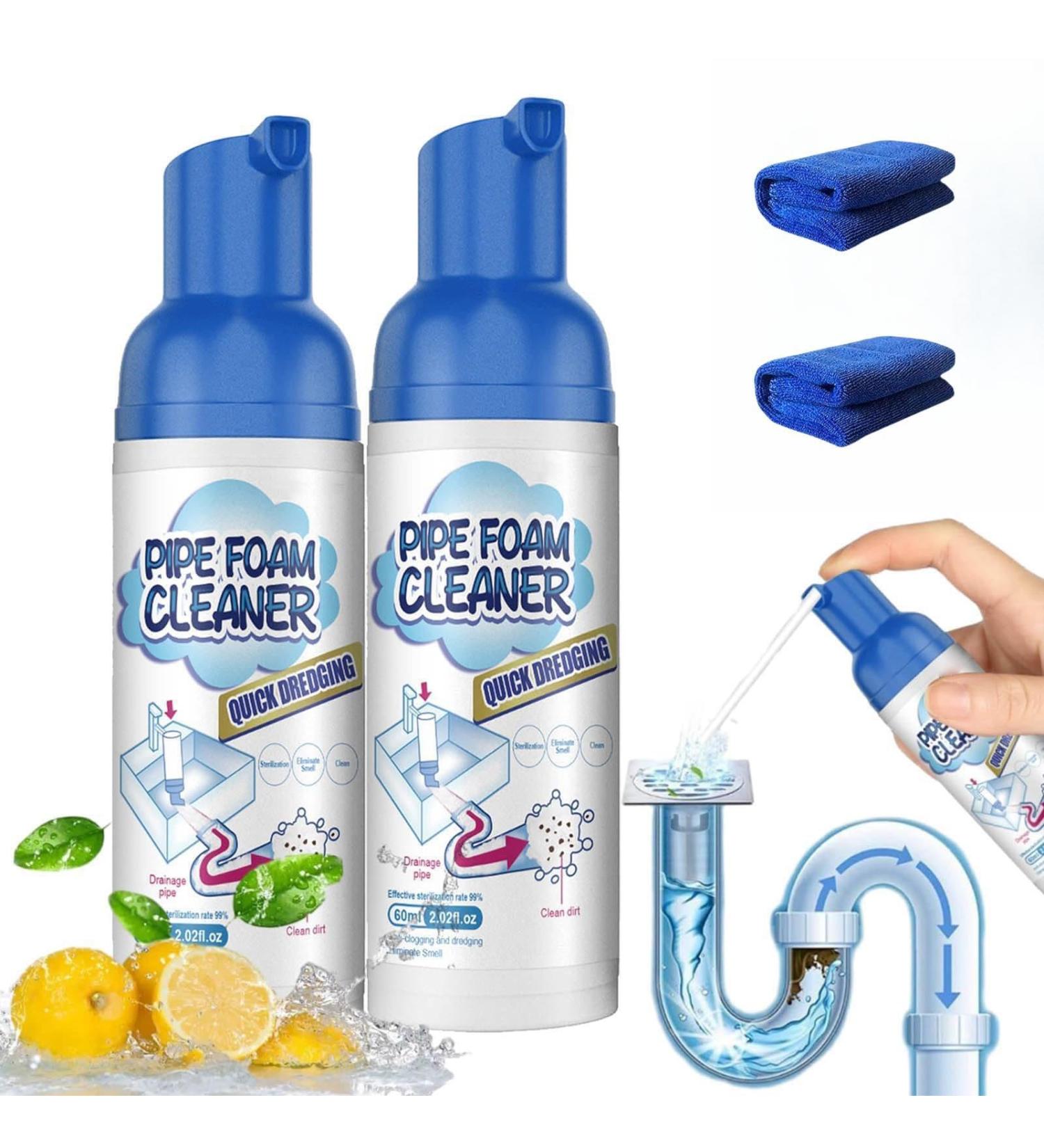 Yugou Drain Cleaner - Powerful Foaming Sink & Drain Clog Remover (2pcs) | International Shipping Available - Buy Online on GoSupps.com