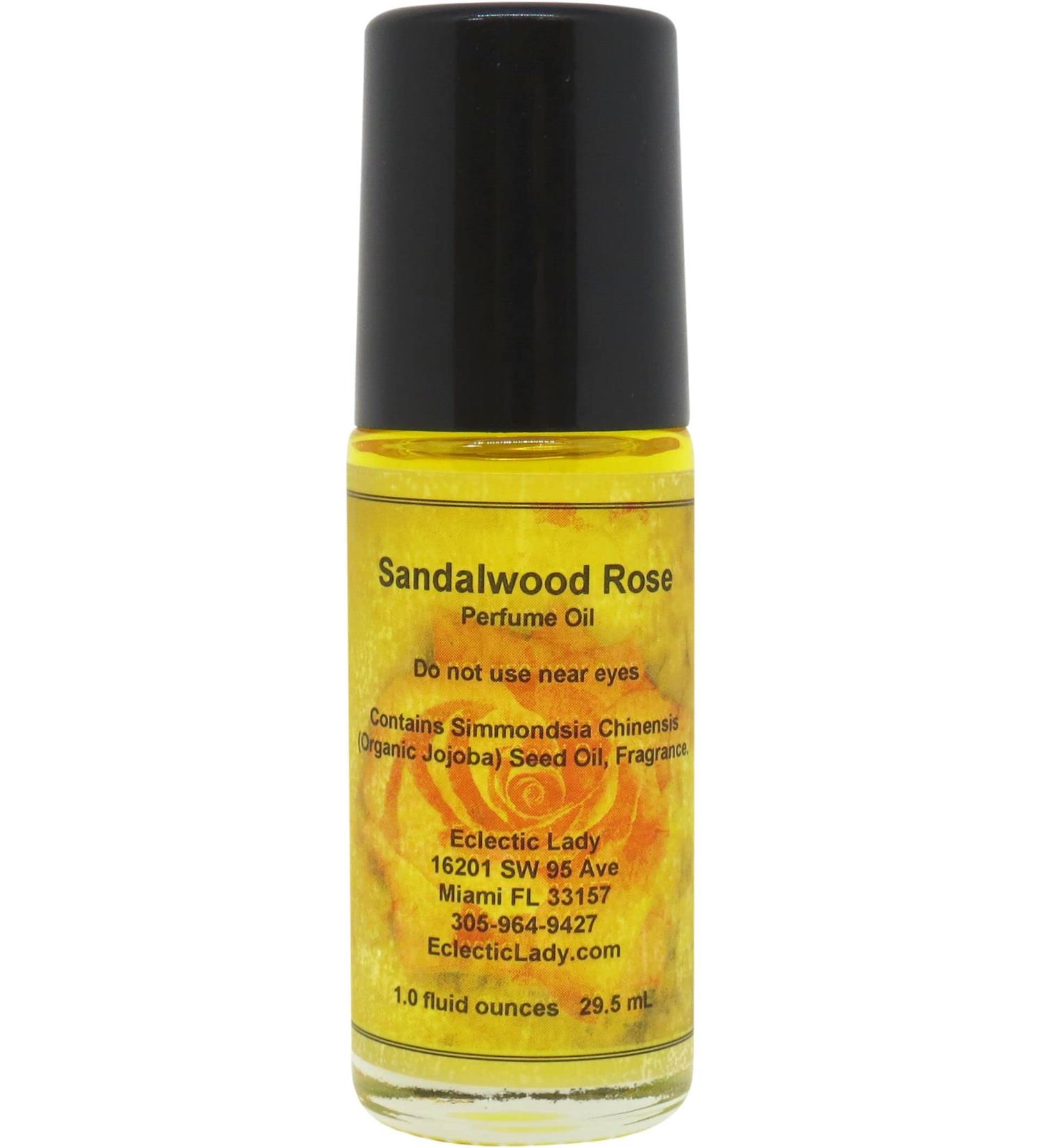 Sandalwood Rose Perfume Oil 1.0 Oz Portable Roll-On Fragrance with Long-Lasting Scent Delightful Essential Oils and Jojoba Oil For Daily Use 1 Fl Oz (Pack of 1) - Buy Online on GoSupps.com