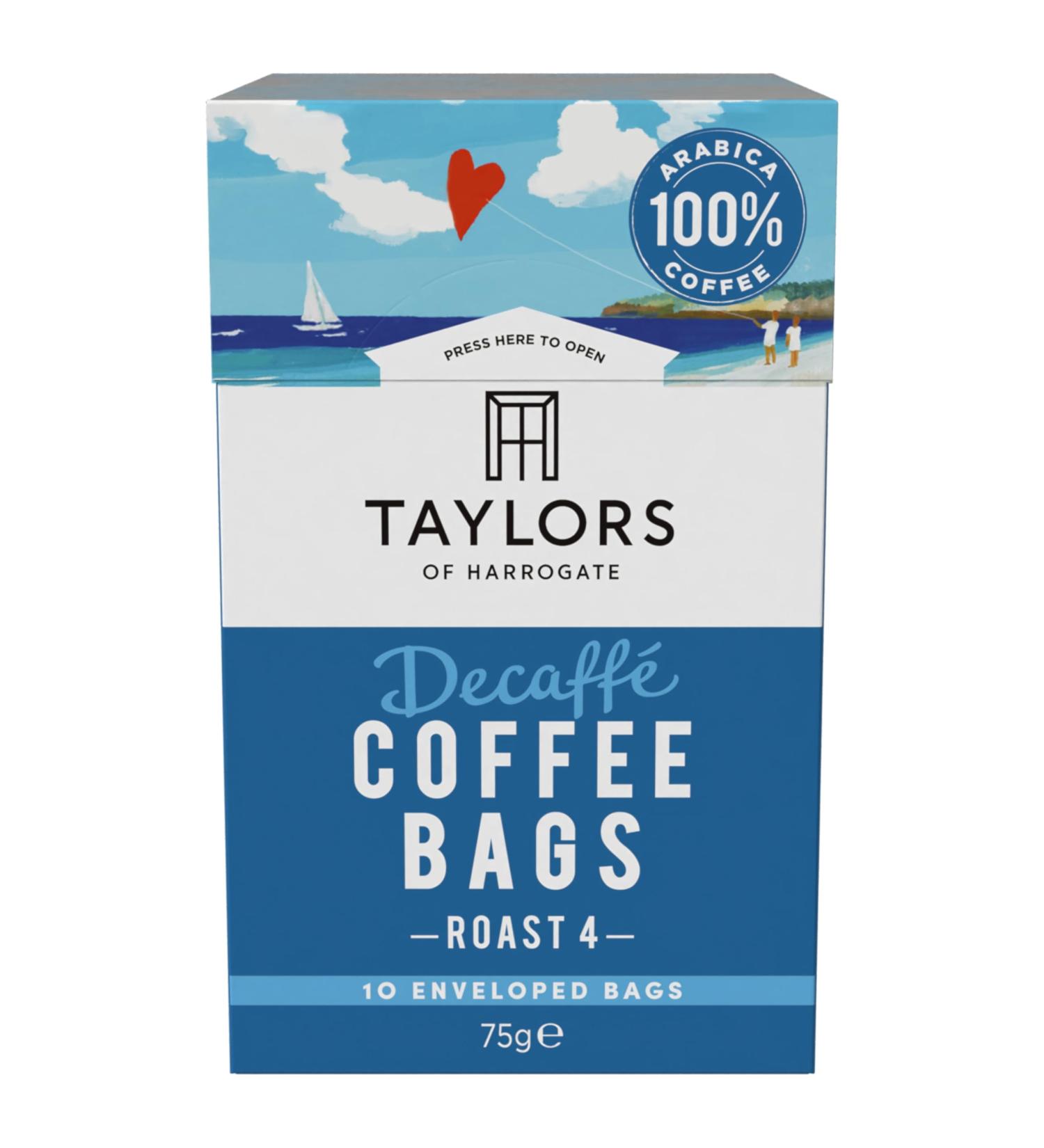 Taylors of Harrogate Decaffee Coffee Bags - Buy Online on GoSupps.com