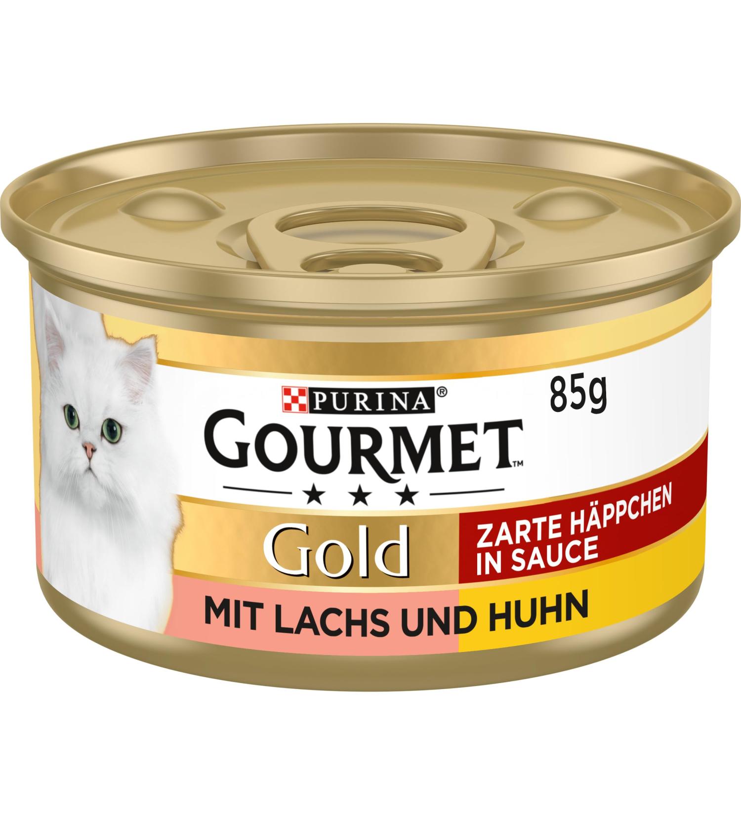 Gourmet PURINA GOURMET Gold Tender Bites in Sauce Wet Cat Food - Salmon & Chicken 12 Pack (12 x 85g) - Premium Cat Food for Picky Eaters - Buy Online on GoSupps.com