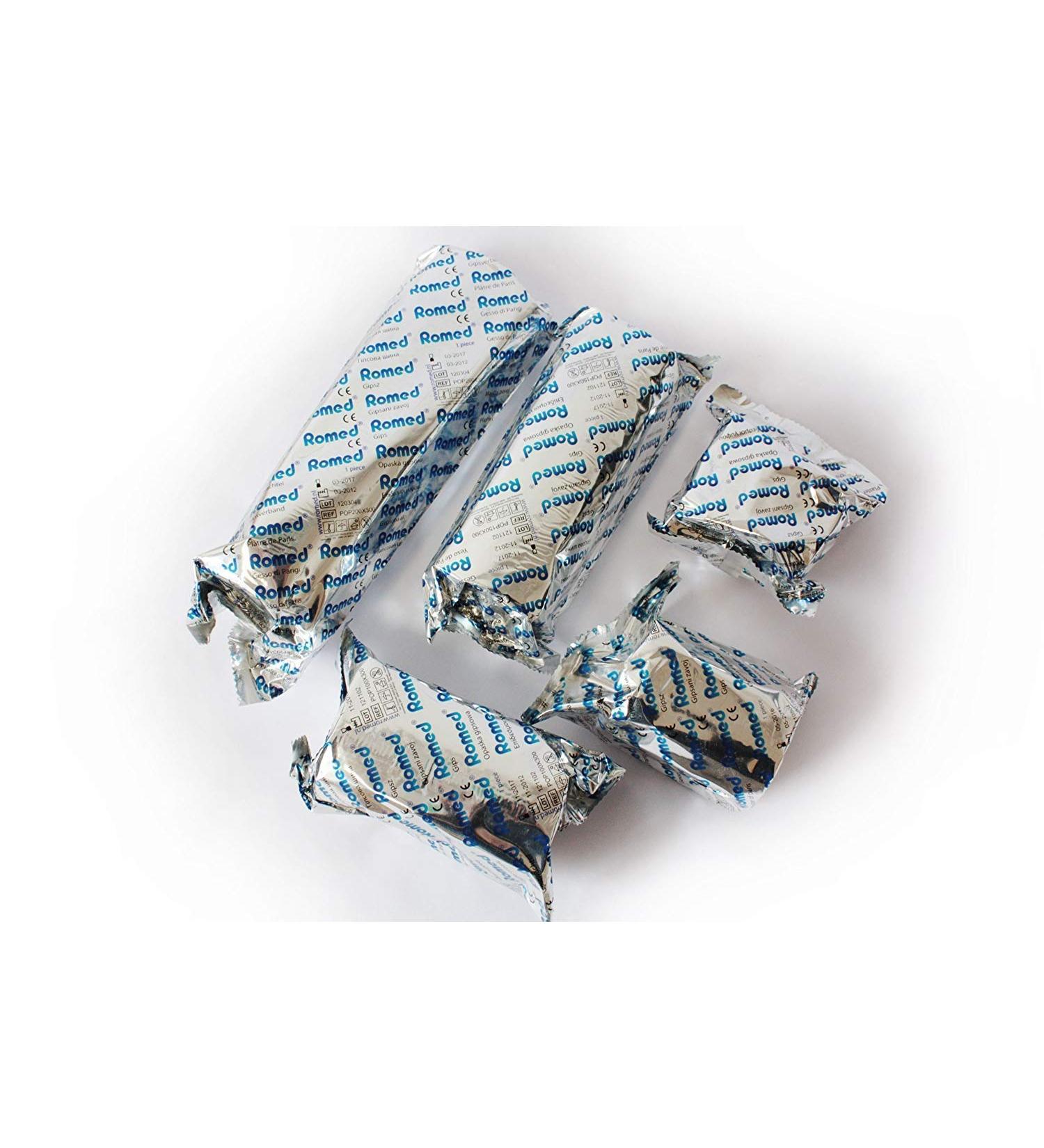 Buy Romed Plaster Bandages 7.5 cm x 3 m | 6 Rolls (18 Meters) - Fast International Shipping - Buy Online on GoSupps.com