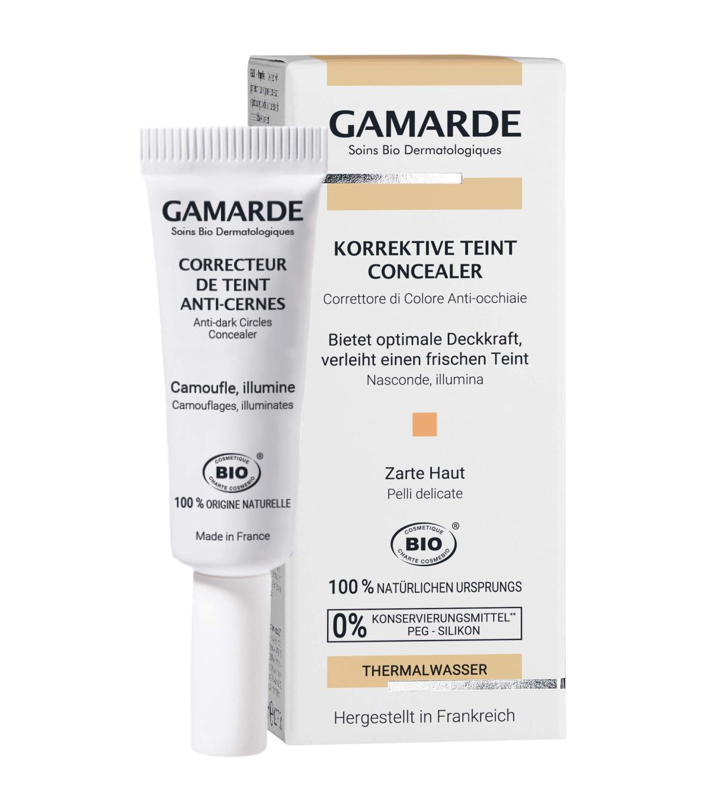 Gamarde Anti-Dark Circles Concealer Bio - 6ml | Organic Concealer for Brighter Eyes - Buy Online on GoSupps.com