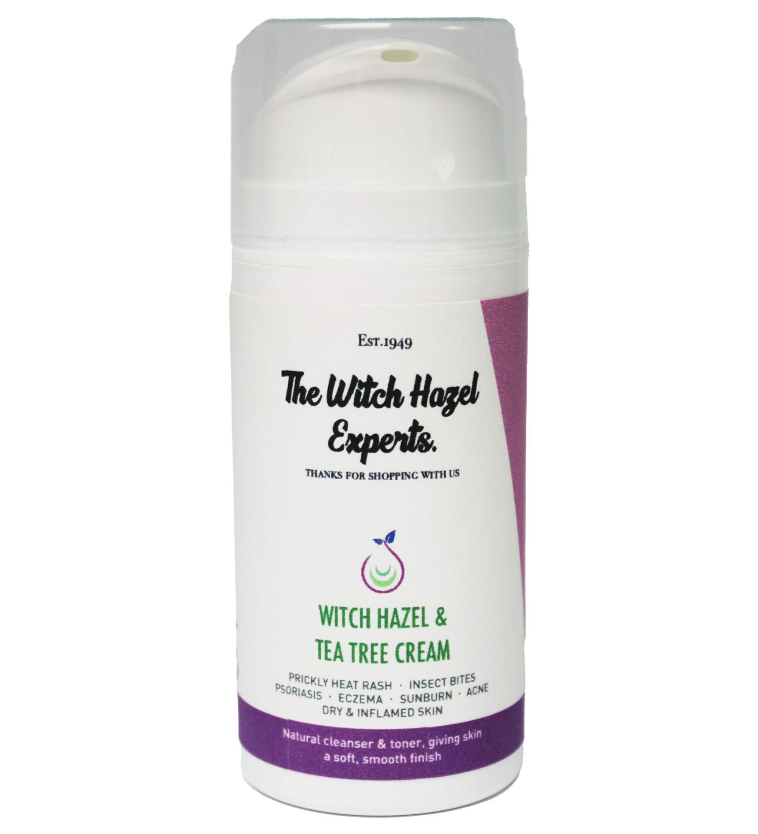 The Witch Hazel Experts | Calamine Tea Tree & Witch Hazel Cream 100g | Joint Pain & Skin Relief - Buy Online on GoSupps.com