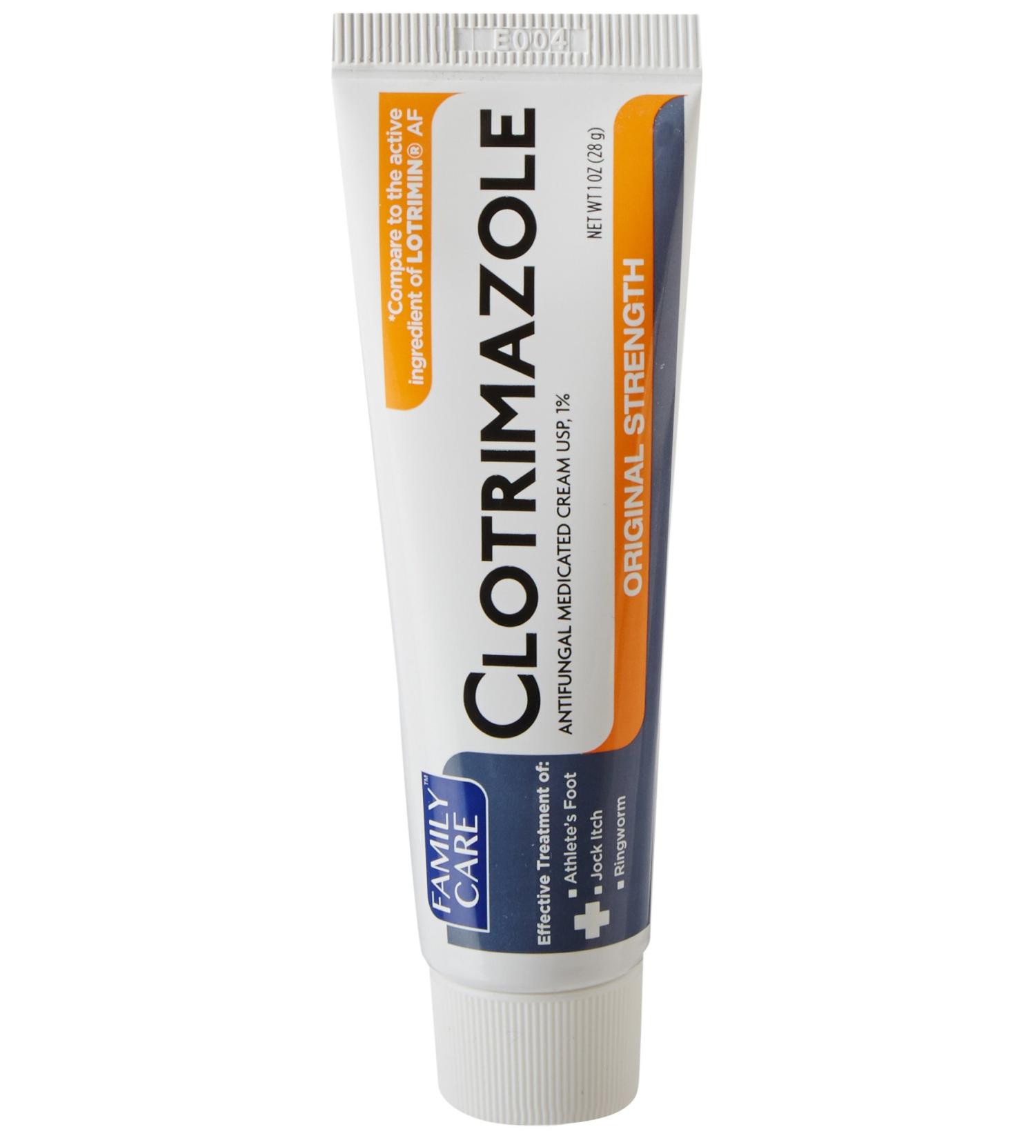 Family Care Clotrimazole Anti-Fungal Cream 1% USP - 1 oz - Buy Online on GoSupps.com