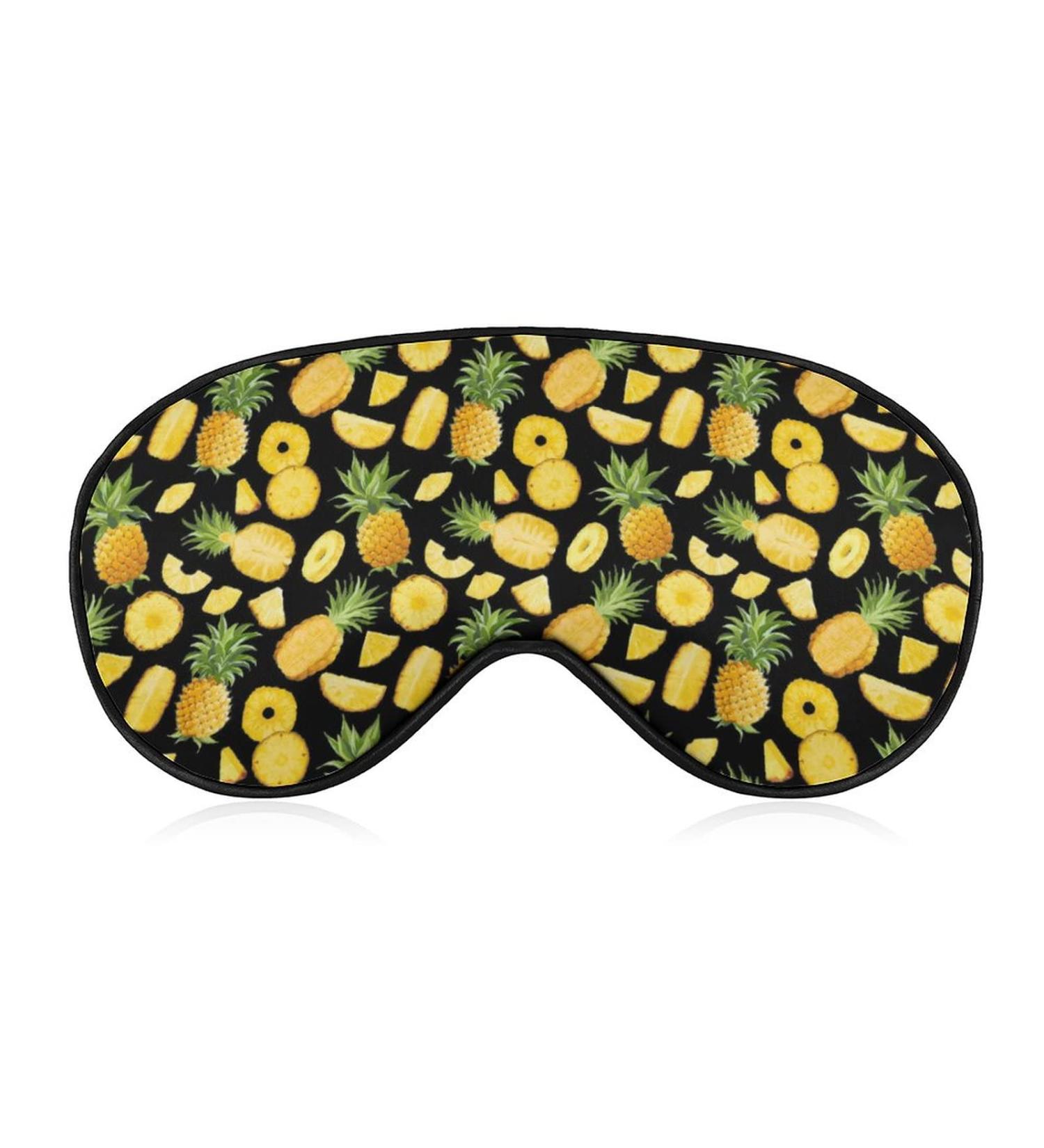 Buy Tropical Fruit Pineapple Sleep Mask | Adjustable Eye Shade for Women - Comfortable & Stylish - Buy Online on GoSupps.com