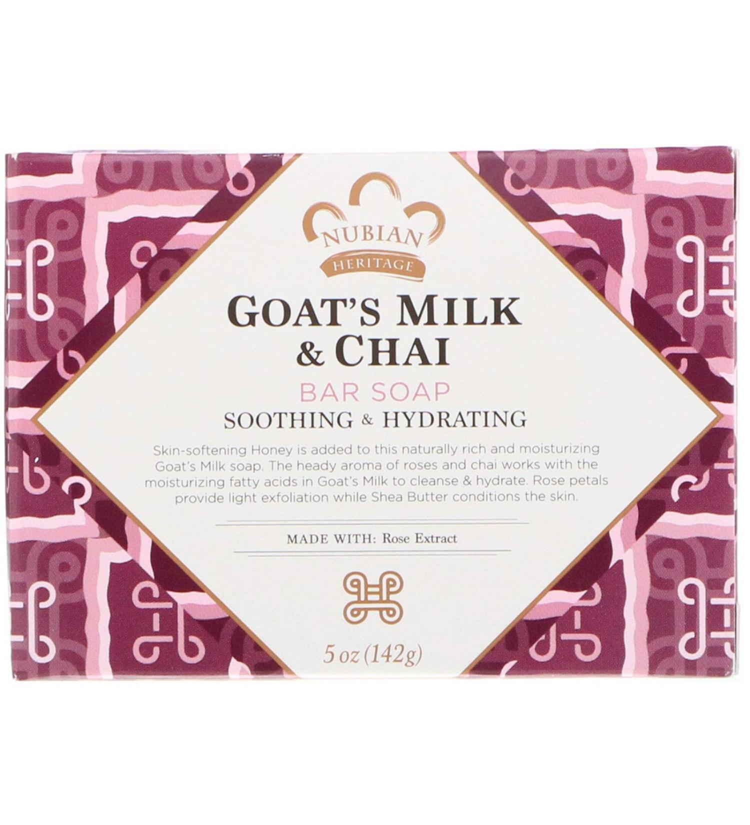 Nubian Heritage Soap Bar Goats Mlk Chai