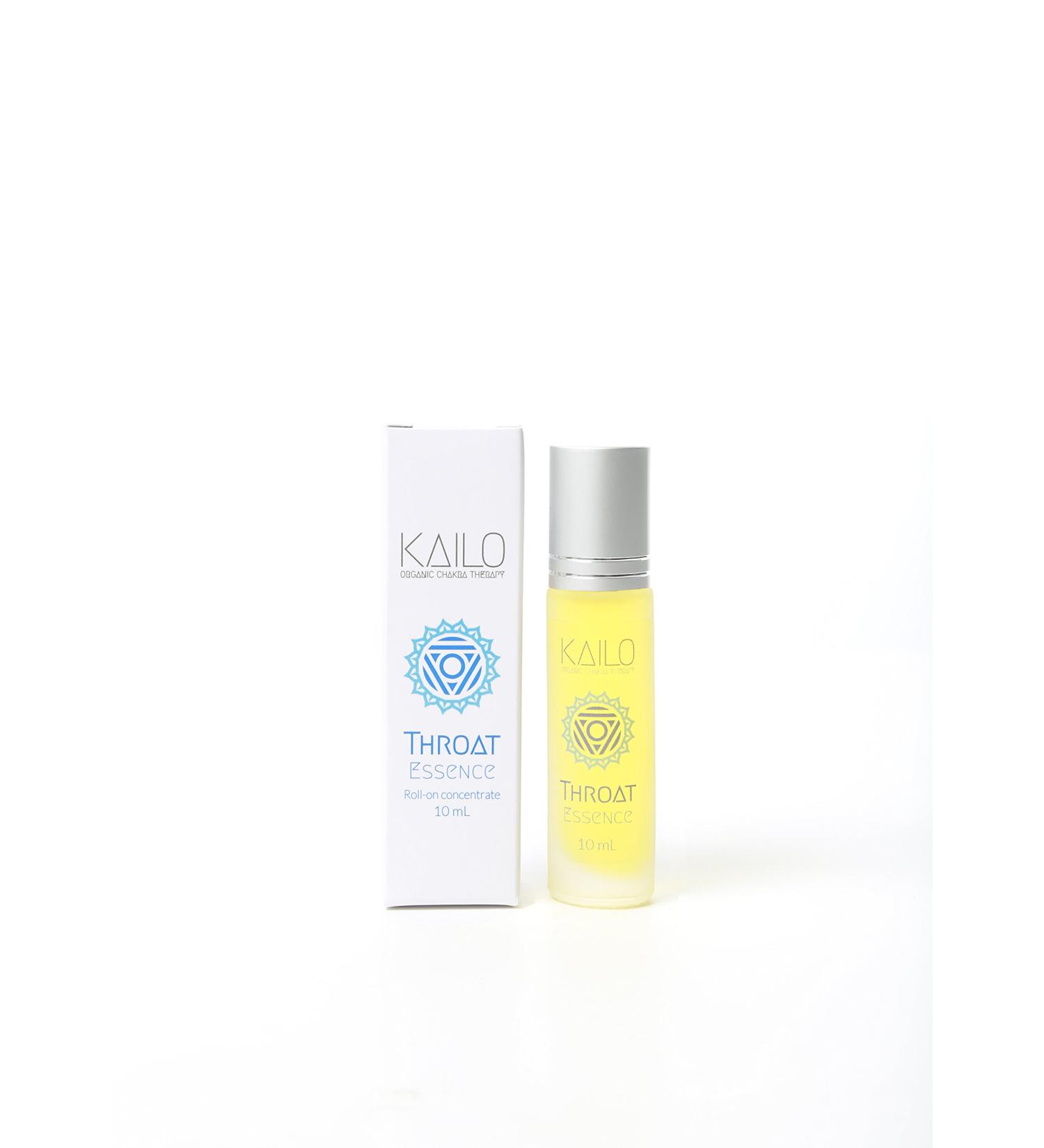 Kailo Organic Chakra Therapy - Throat Chakra Essence (aromatherapy + energy work roller)
