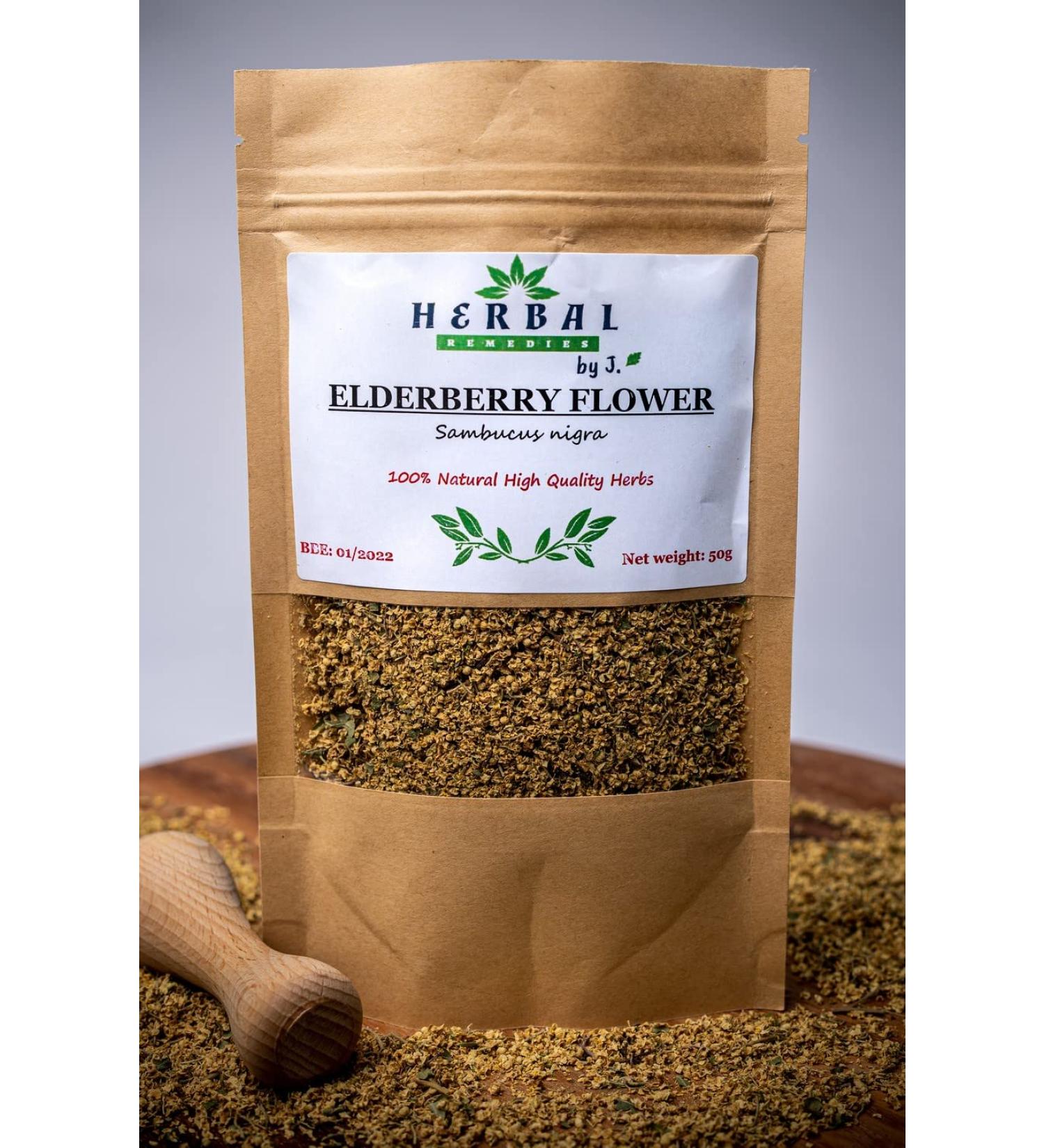 Elder Flower Tea: Immune Booster Sambucus Nigra - Herbal Remedies - Buy Online on GoSupps.com