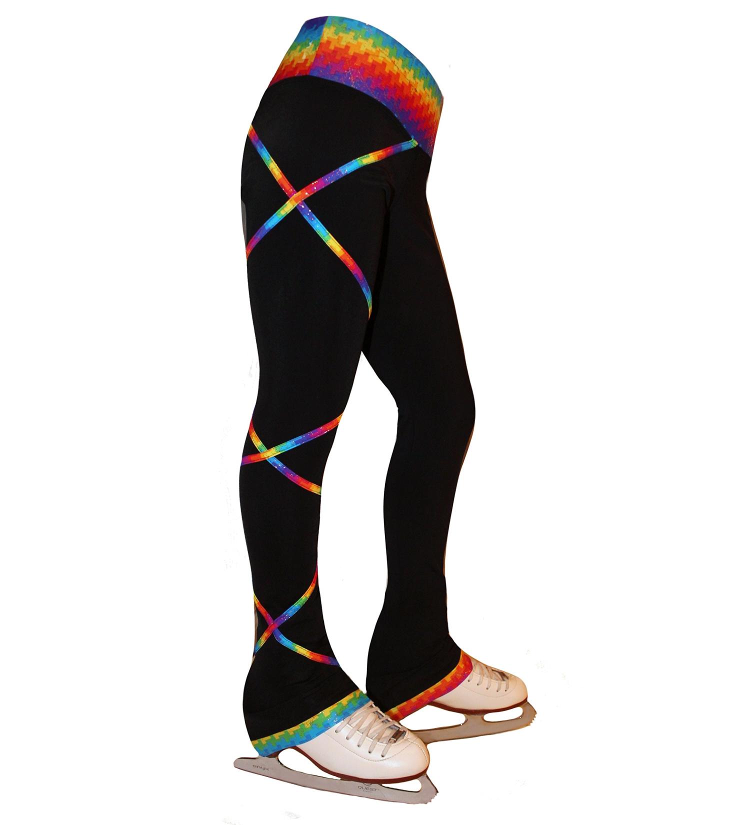 Ice Fire Figure Skating Criss Cross Pants - Spectrum Gold (Size 10-12) - Buy Online on GoSupps.com
