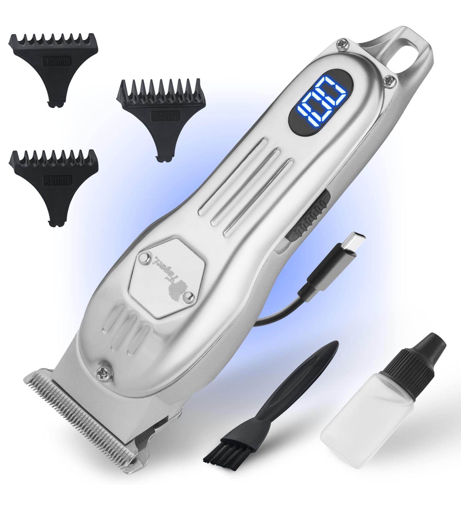 Fagaci Cordless Trimmers for Barbers - Professional T-Outliner Trimmer for Men, Close Cut T-Liners Clippers for Fine Cutting - Electric Beard Trimmer Included - Buy Online on GoSupps.com