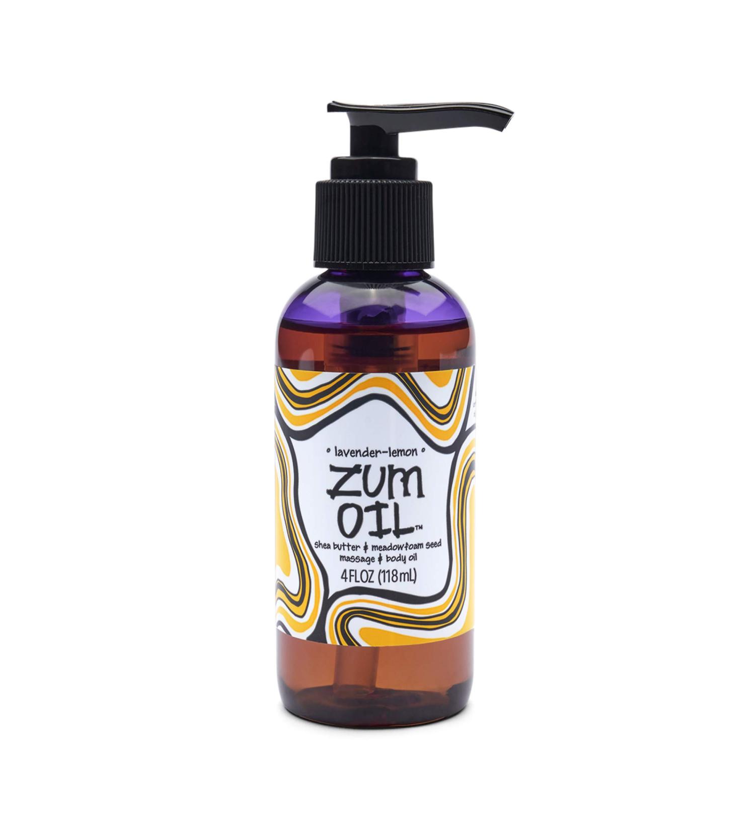 Zum Lavender-Lemon Massage and Body Oil - 4 fl oz - Buy Online on GoSupps.com
