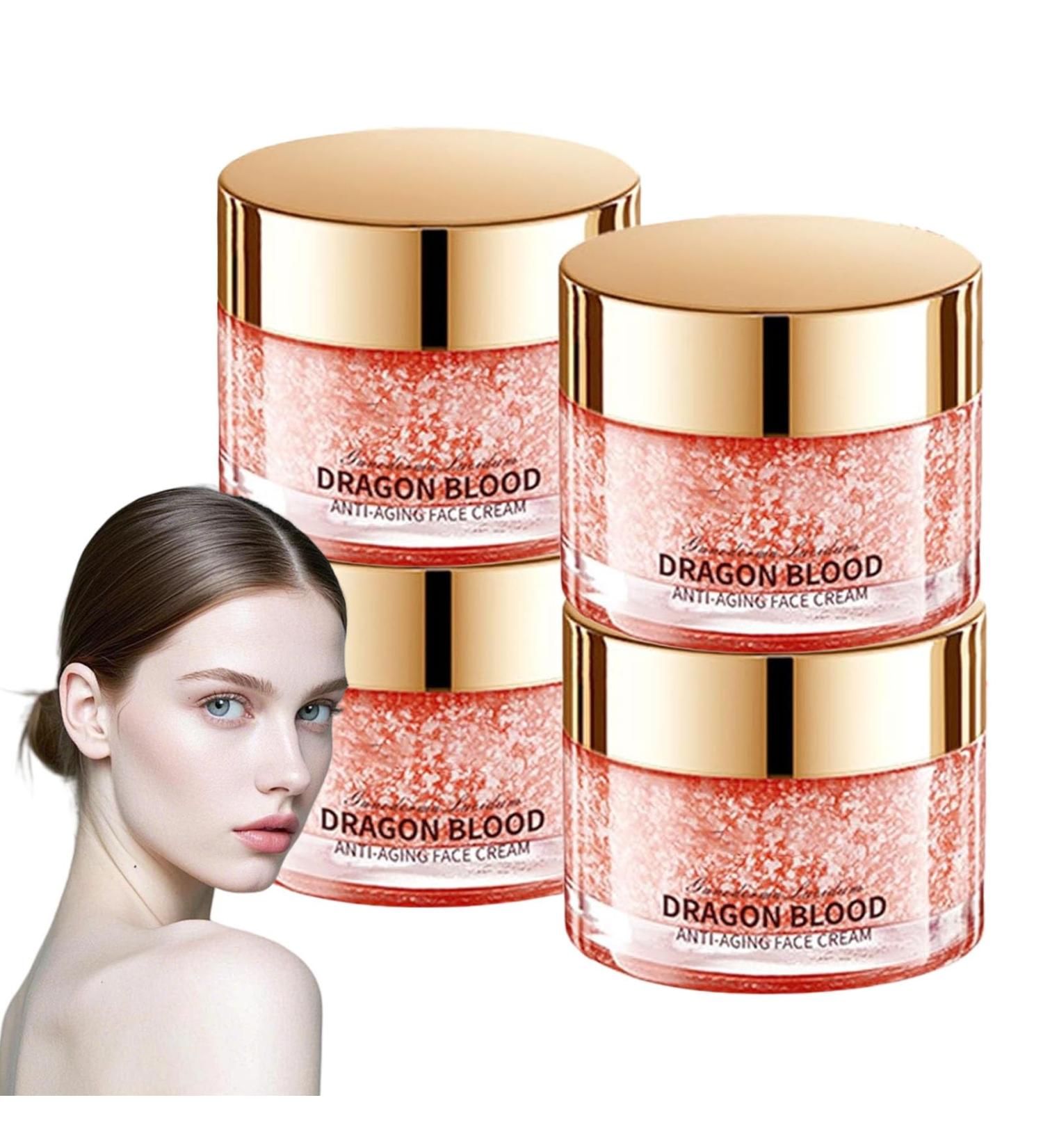 Dragon Blood Retinol Cream Retinol Dragon Blood Cream Lingzhi Dragon's Bloods Anti-Wrinkle Easy Creams For All Skin Types Moisturizing Firming (4PCS) - Buy Online on GoSupps.com