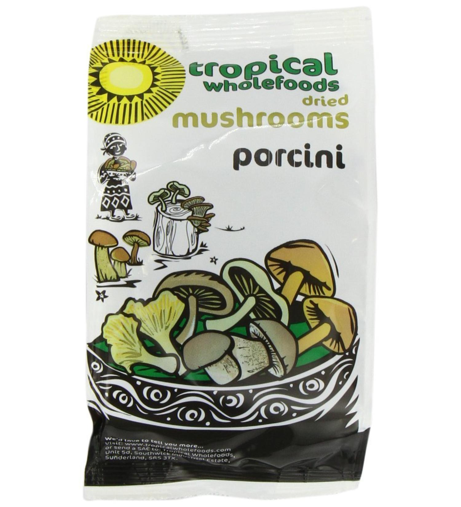 Tropical Wholefoods Porcini Mushrooms 30g - Buy Online on GoSupps.com