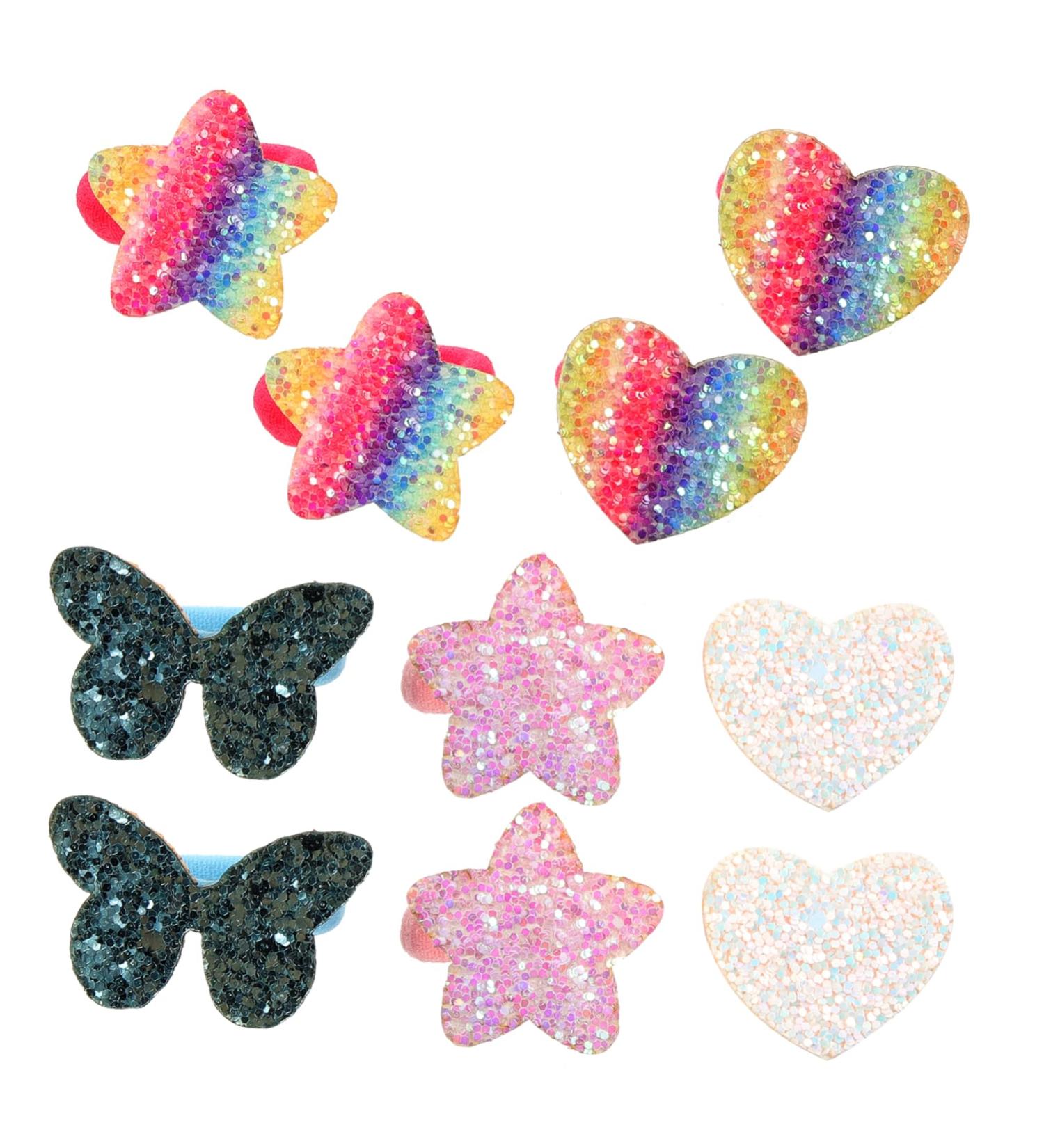 LIFKOME 5 Pairs ' Sequin Rubber Band Hair Ropes Little Girl Hair Ties Hair Tie Glitter Hair Ties Ponytail Holder Children Hair Ties Girl Elastic Hair Tie Hair Ties for - Buy Online on GoSupps.com