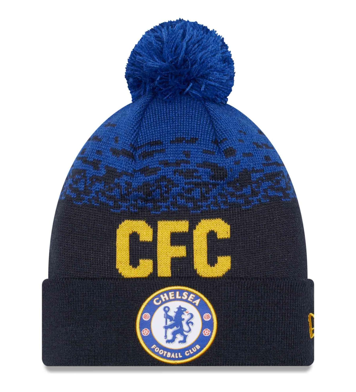New Era - Chelsea FC Wordmark Bobble Beanie