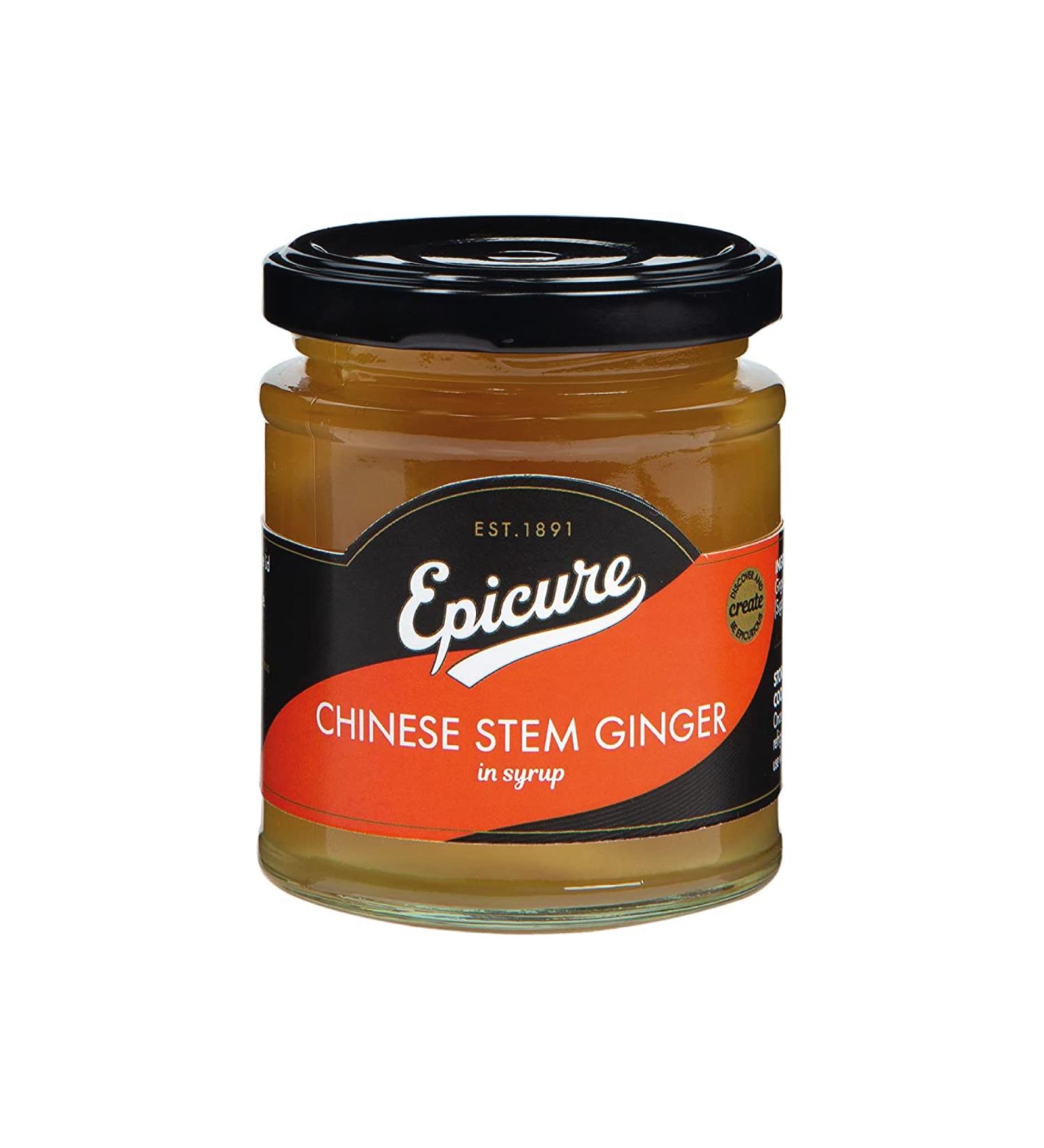 Epicure Chinese Ginger Stems in Syrup 225g (Pack of 6) - Buy Online on GoSupps.com