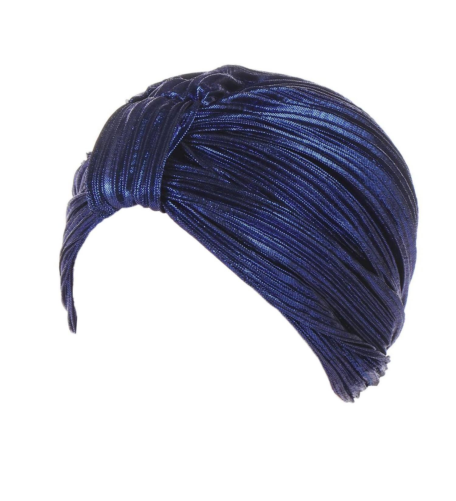 Fish Hat for Women - Turban Cap Scarf Head Cover Wrap - B-dark Blue - One Size - Buy Online on GoSupps.com