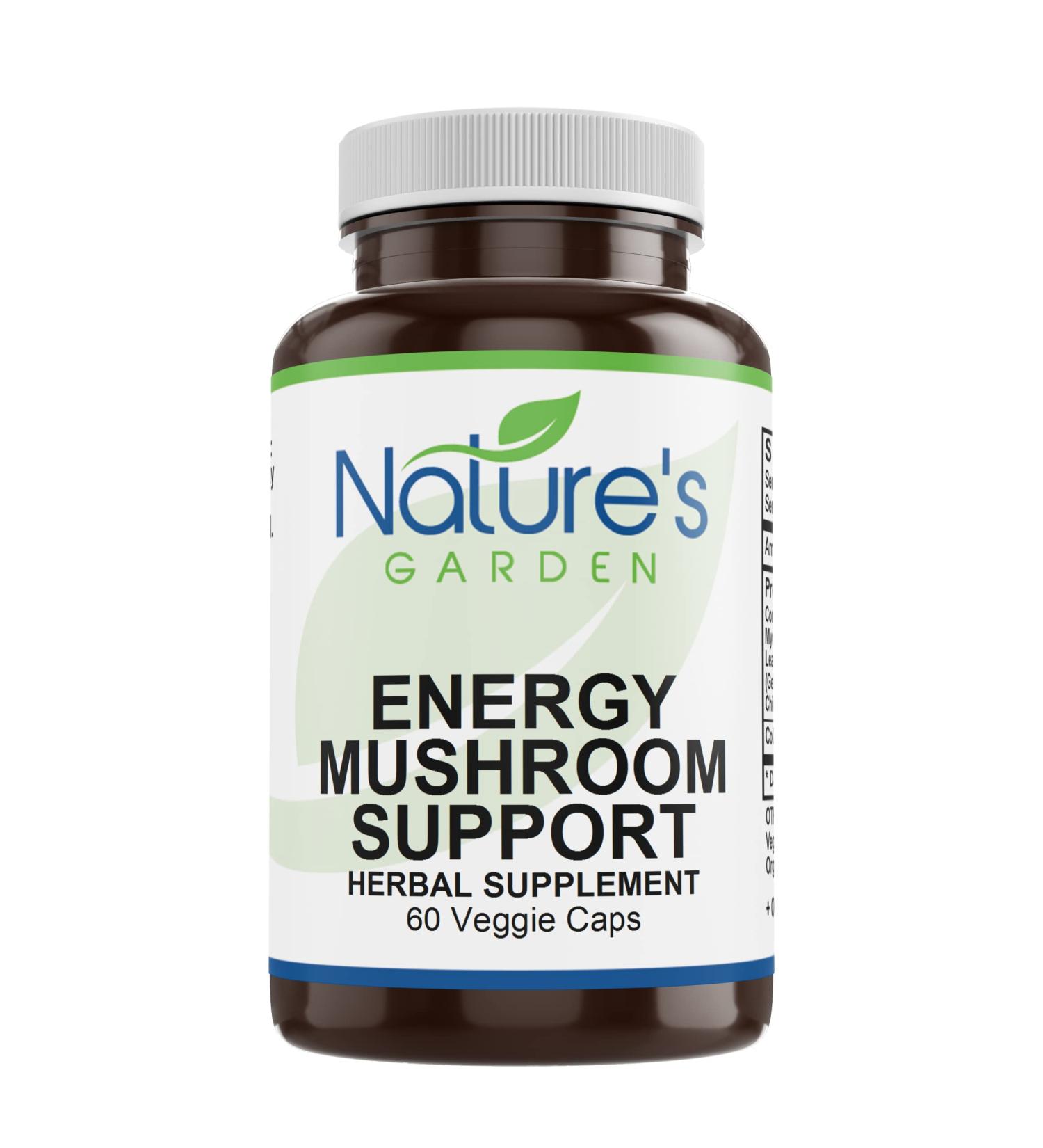 Nature's Garden - Energy Mushroom Support COG Capsules 60 VegCap - Buy Online on GoSupps.com