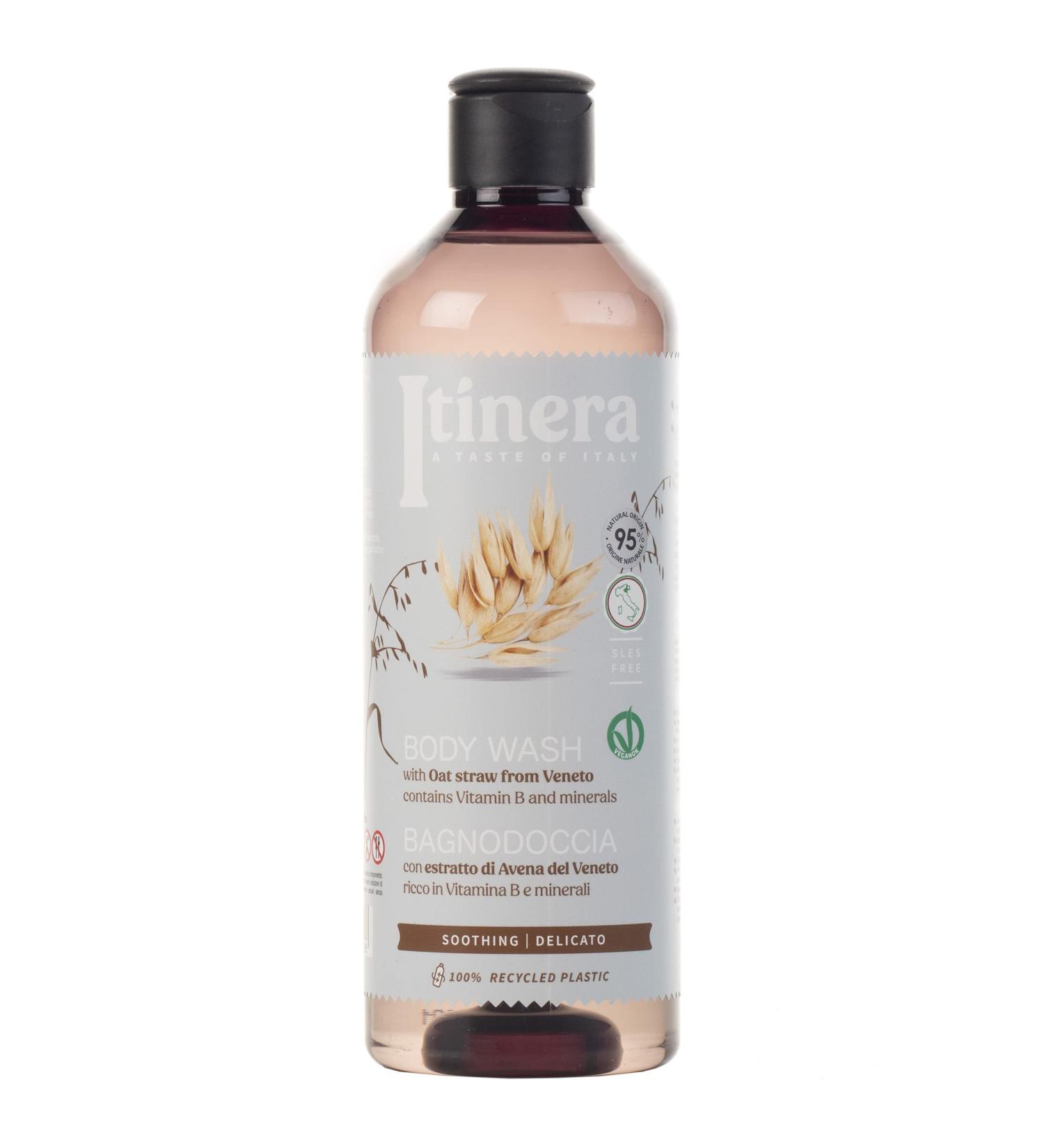  sarcia.eu ITINERA - Soothing body wash with oats from Veneto 95% natural ingredients 370 ml 1 piece - Buy Online on GoSupps.com