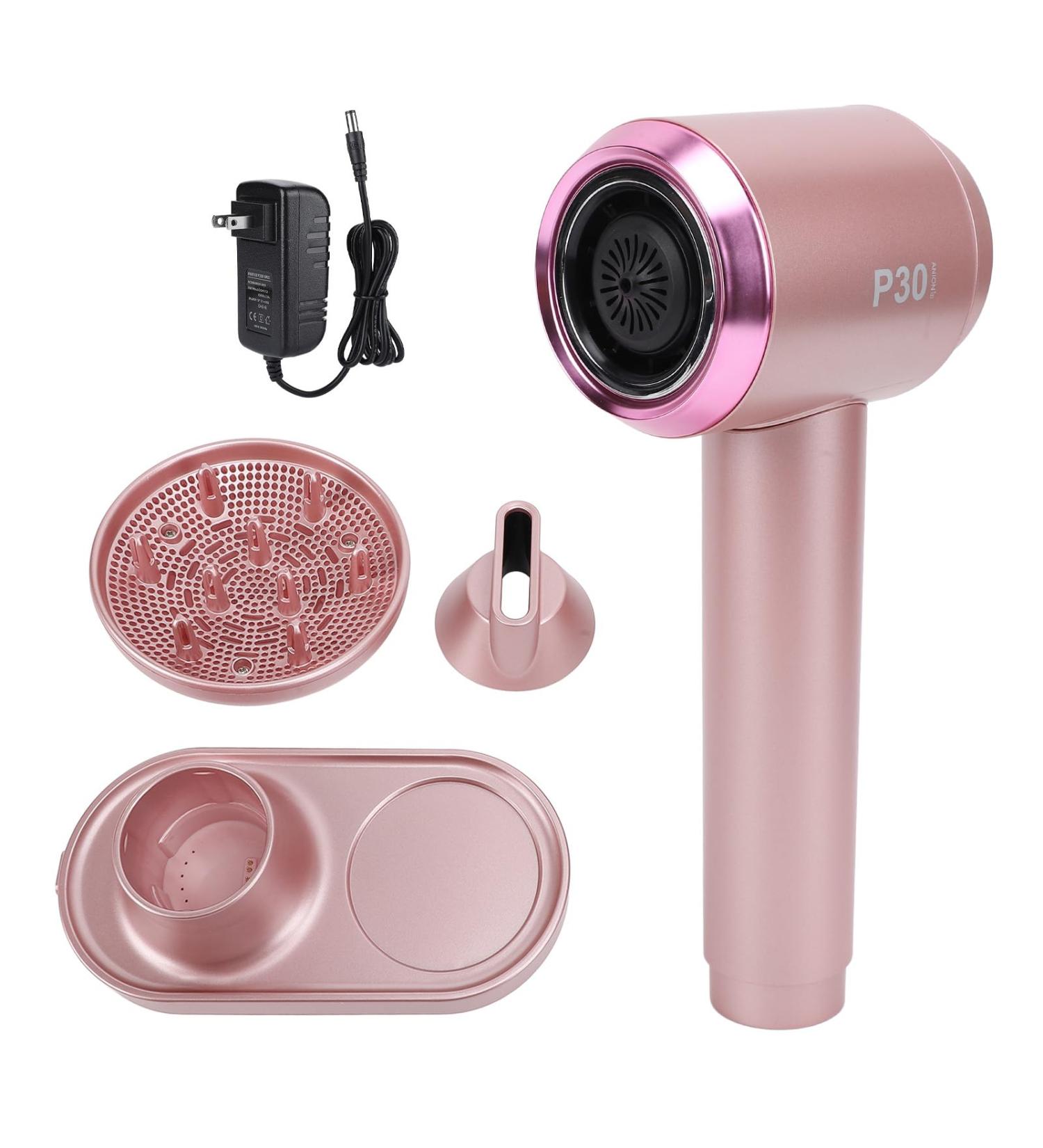 Portable Hair Dryer Rechargeable 300W Negative Ion Hair Dryer Hot Cold Wind Lightweight Blow Dryer Portable Blow Dryer with Temperature Control for Home Travel (US Plug US Plug 100 240V 100-240V - Buy Online on GoSupps.com