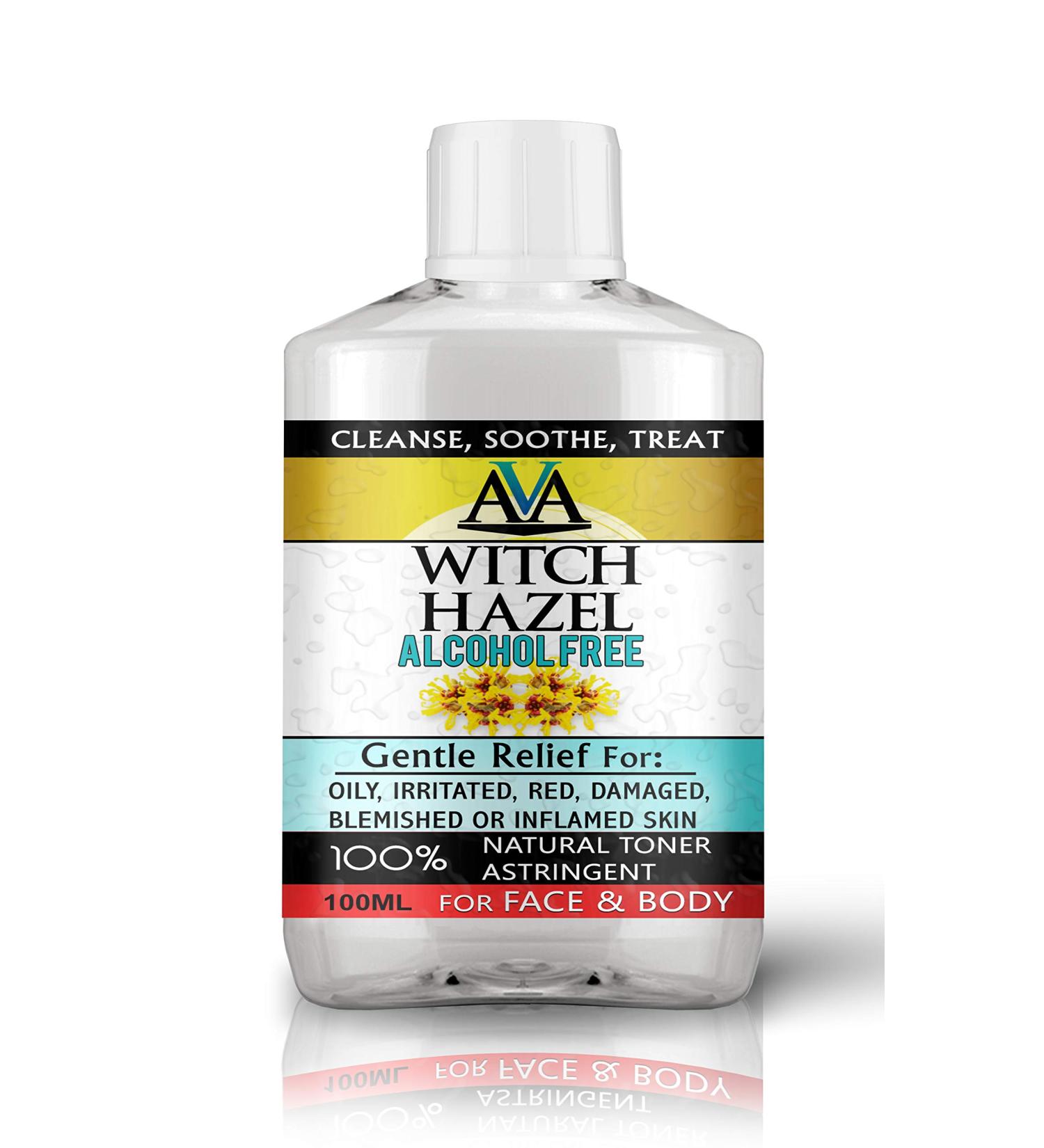 Pure & Natural Alcohol Free Witch Hazel Distillate | Natural Toner & Astringent | (100 ML No Alcohol Chemical & Paraben Free) - Buy Online on GoSupps.com