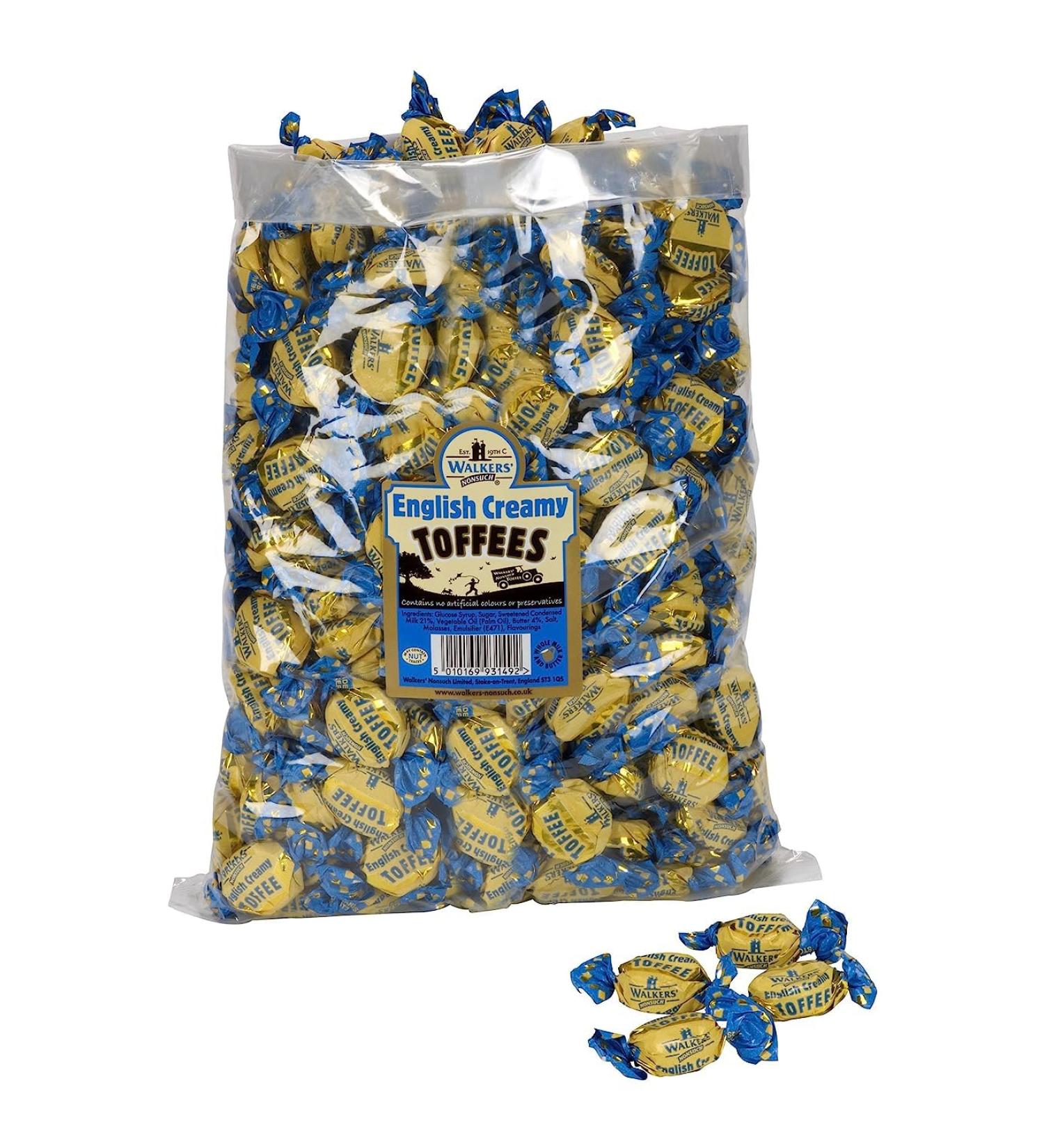 Walkers English Creamy Toffees 500g Delicious Tasty And Twisty Treat Gift Hamper For Birthday Christmas Sold By Kidzbuzz - Buy Online on GoSupps.com