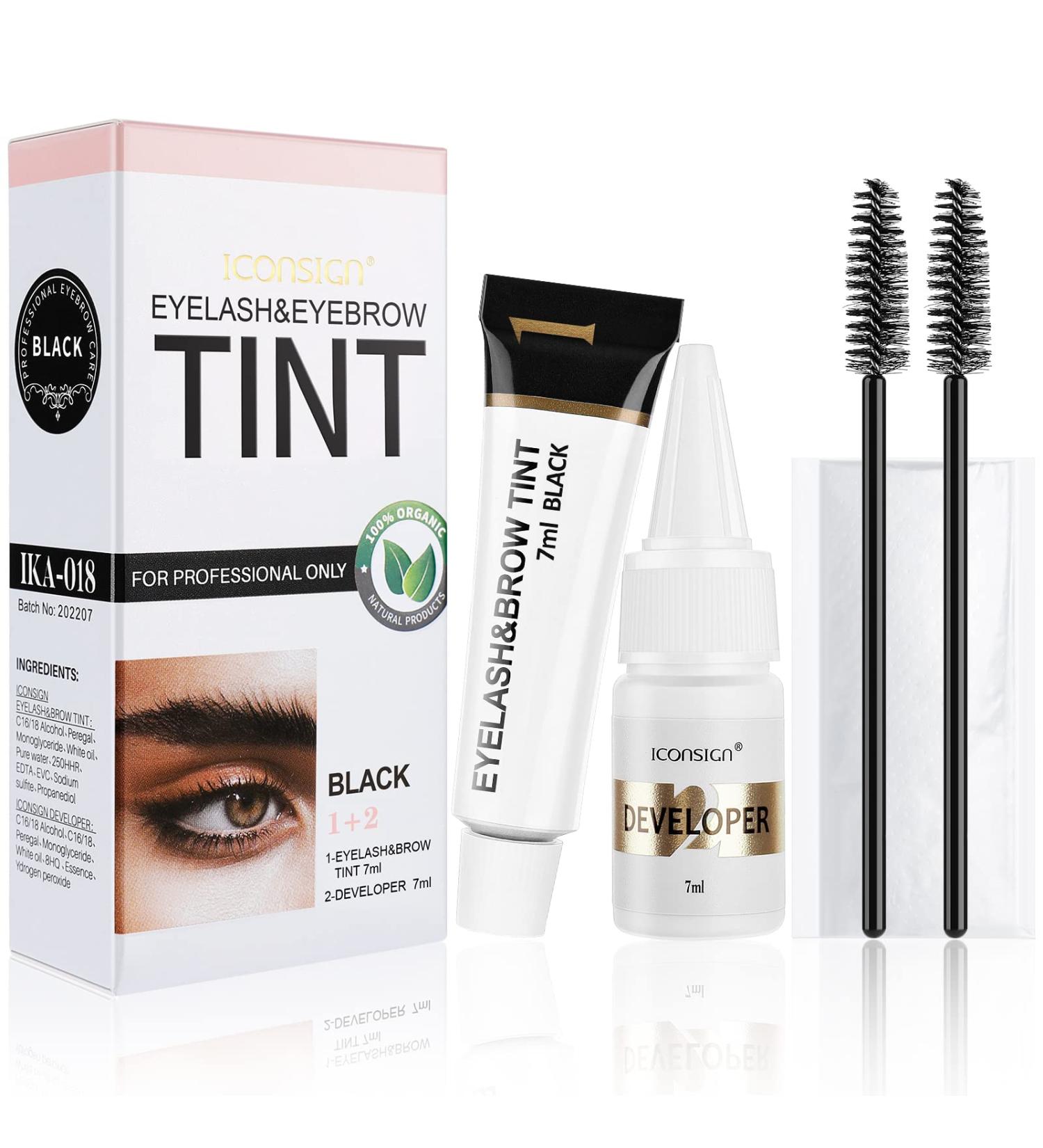 YUOLITA 2 in 1 Black Eyelash Tint & Lash Lift Kit - Professional 6 Weeks Lasting DIY Hair Dying - Salon & Home Use - Buy Online on GoSupps.com