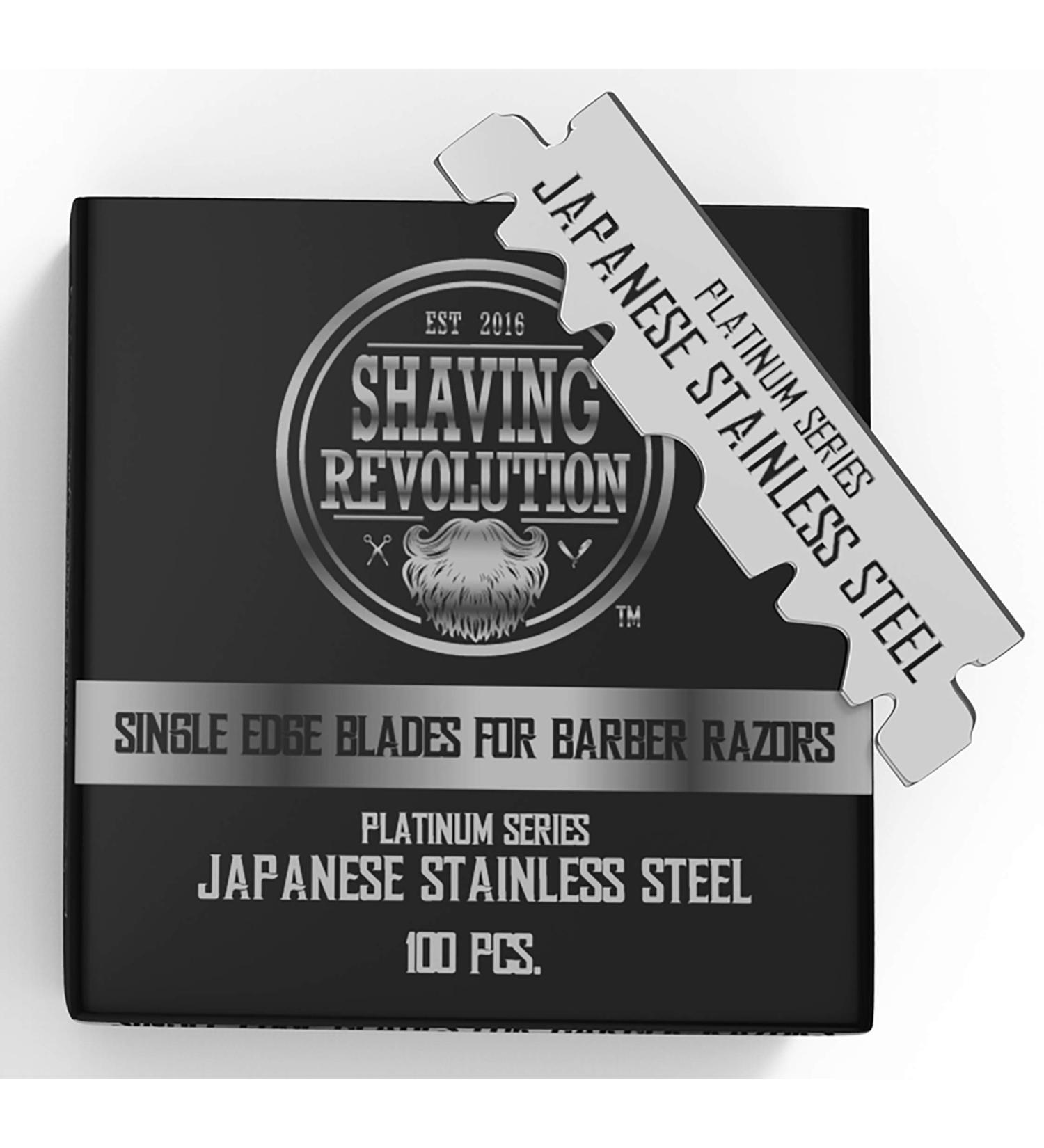 100 Count Stainless Steel Single Edge Barber Razor Blades - Buy Online on GoSupps.com