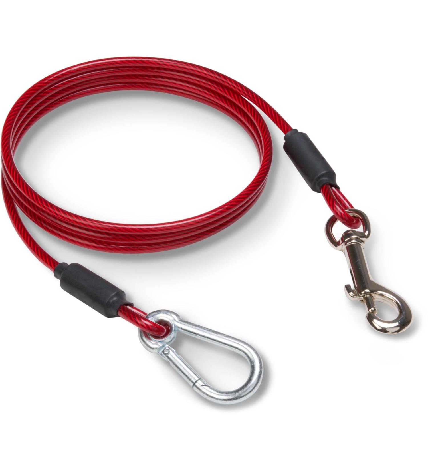 Leashboss Dog and Puppy Training Lead - 5 Foot Classic Red - Perfect for Obedience & Control - Buy Online on GoSupps.com