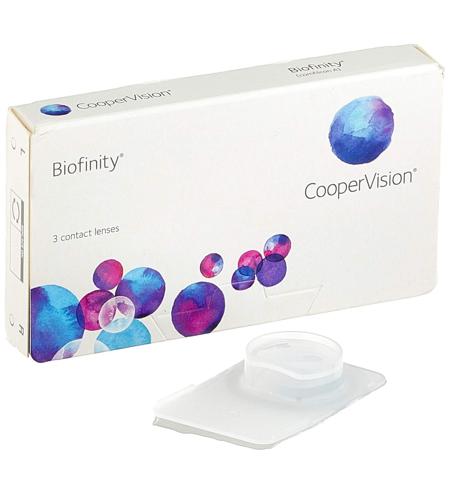 Biofinity Monthly Soft Lenses - 3 Pack | BC 8.6 mm | DIA 14.0 | -6.00 Diopters - International Shipping Available - Buy Online on GoSupps.com