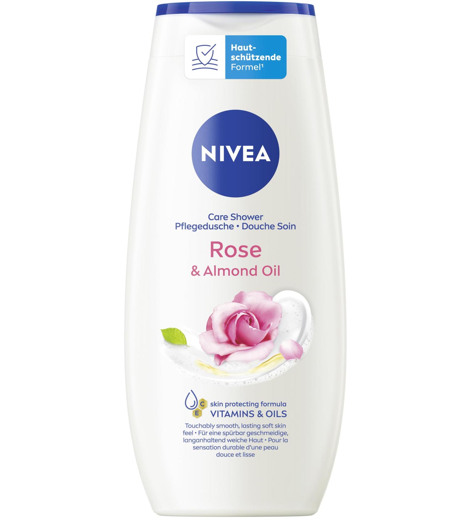 NIVEA NIVEA Care Shower Gel with Rose and Almond Oil 250ml