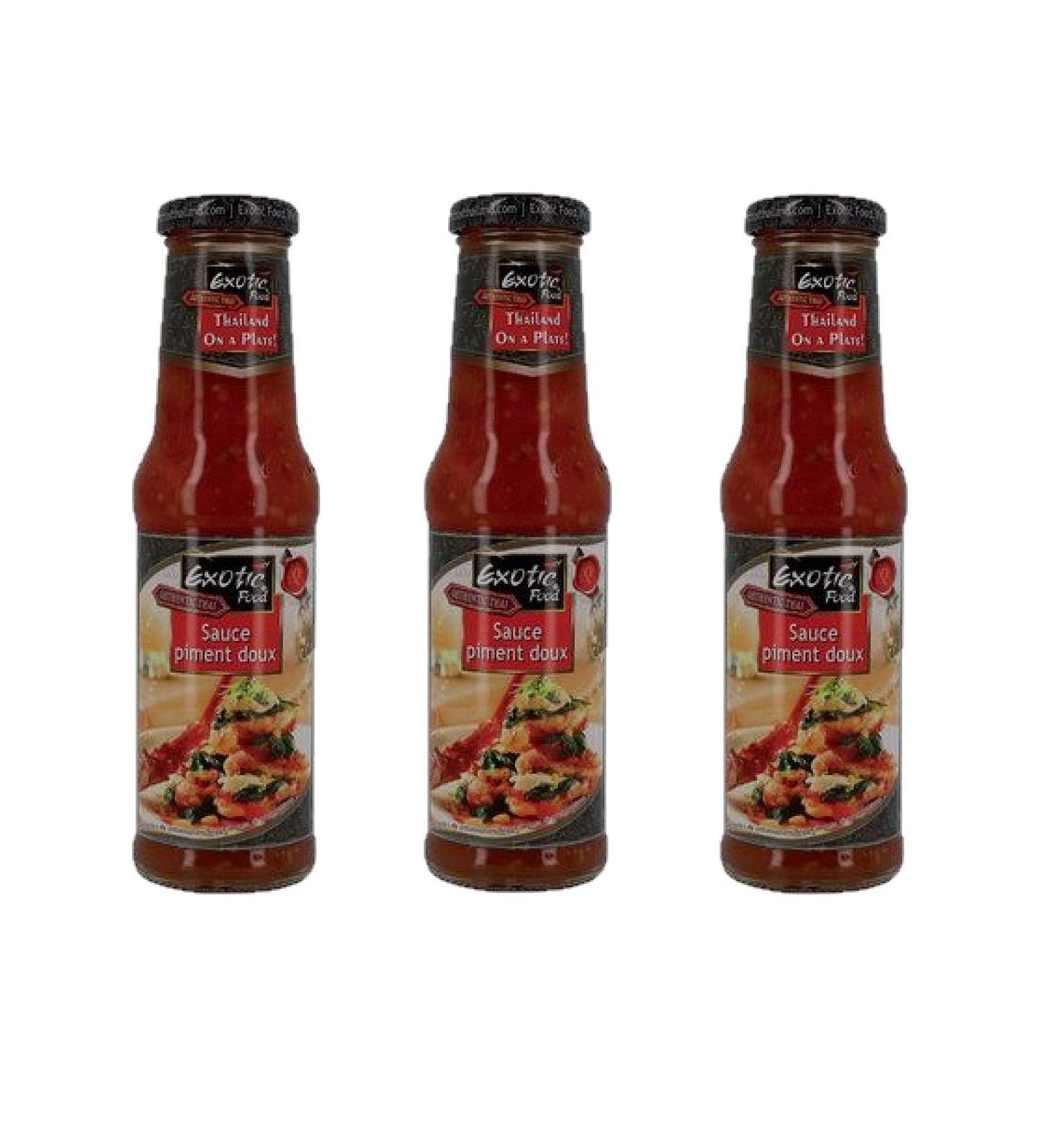 Exotic Food Pack of 3 Sweet Chili Sauce - 250ml Bottle