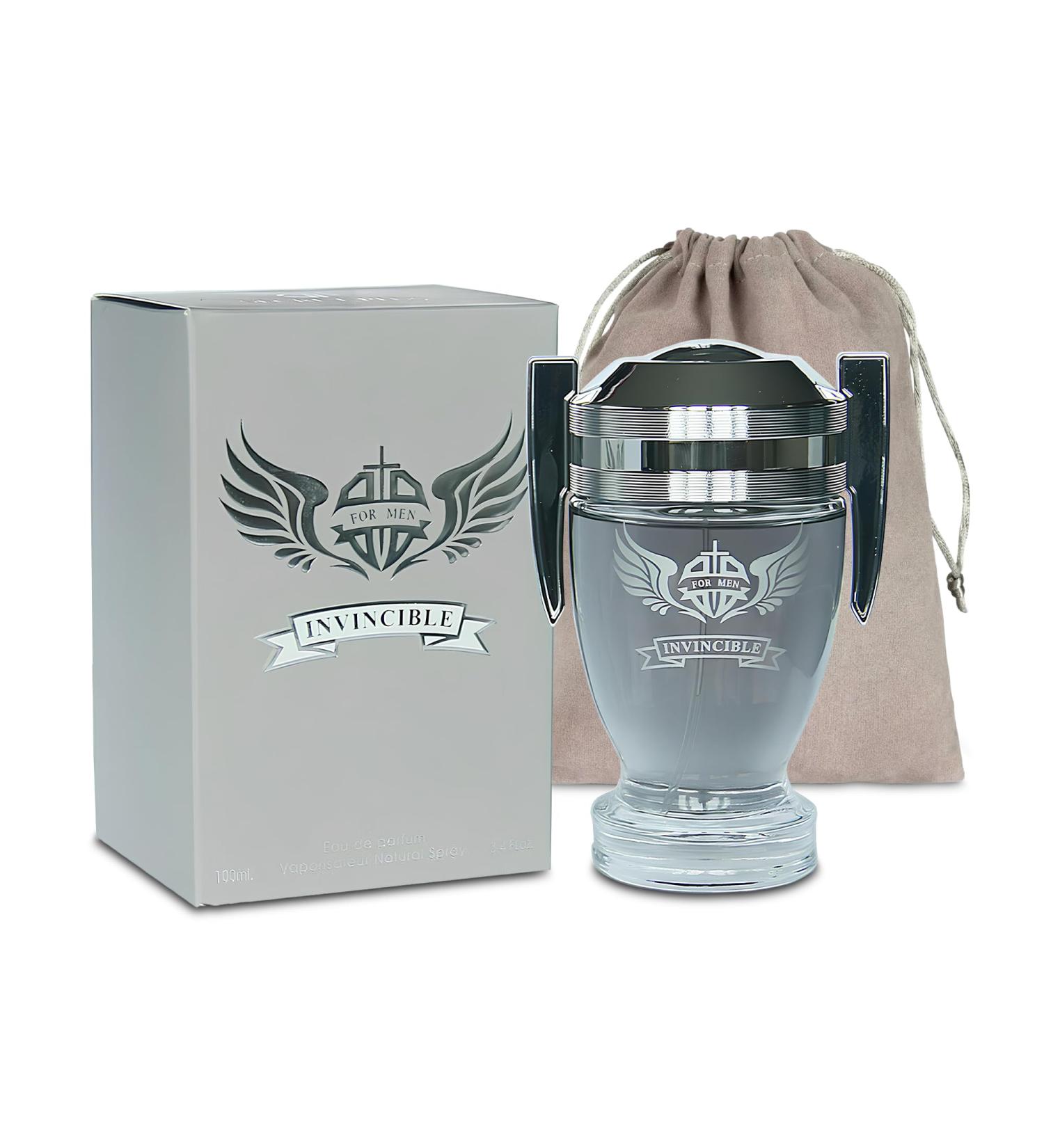 Men's Cologne Invincible Eau De Toilette Body Spray Fragrance For Men- Daywear Casual Daily Perfume Set with Suede Pouch- 3.4 Fl Oz Bottle- Ideal EDT Beauty Gift for Birthday Anniversary - Buy Online on GoSupps.com