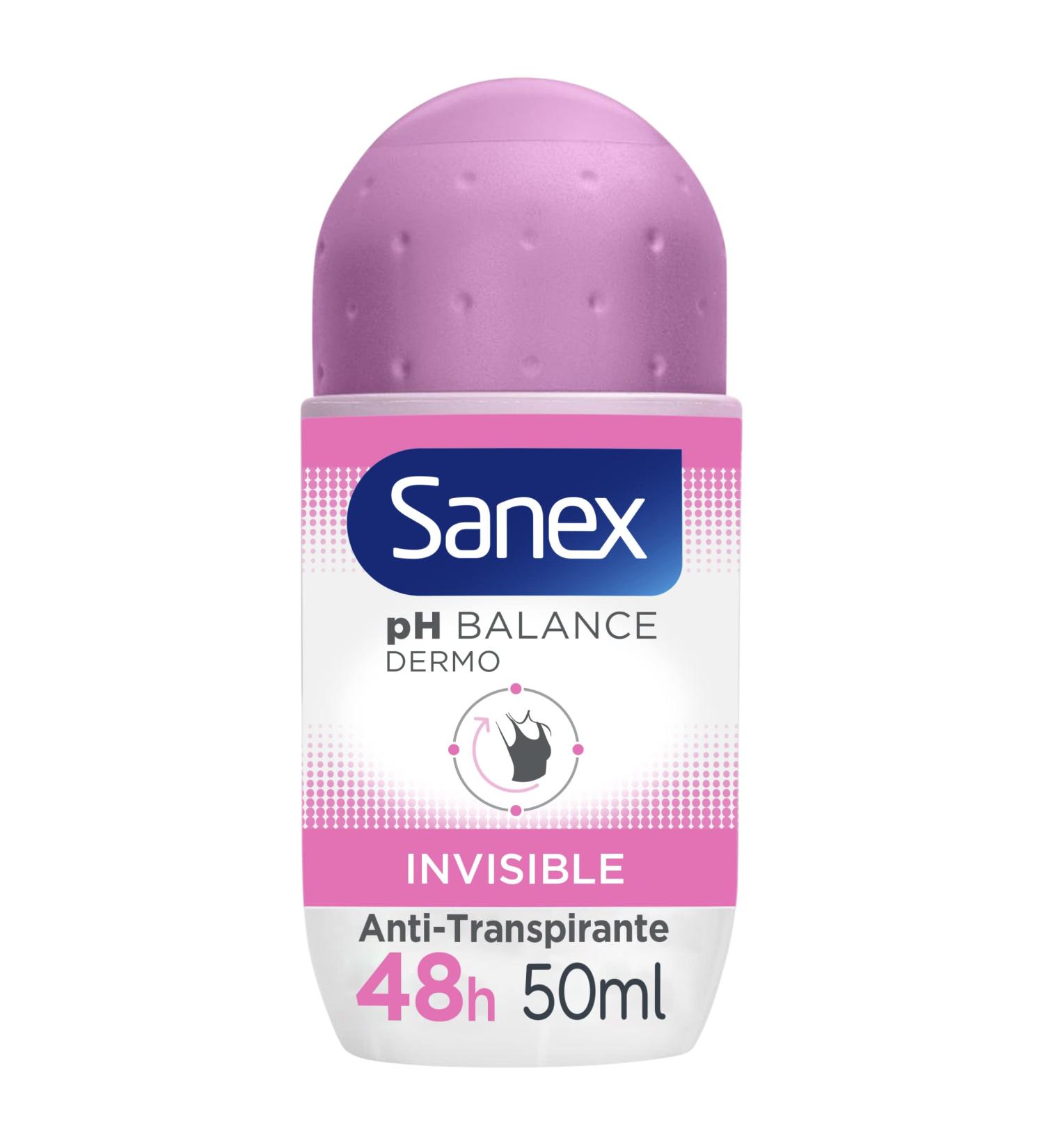 Sanex 50ml Invisible Deodorant Roll-On - Long-Lasting Protection - Buy Online on GoSupps.com