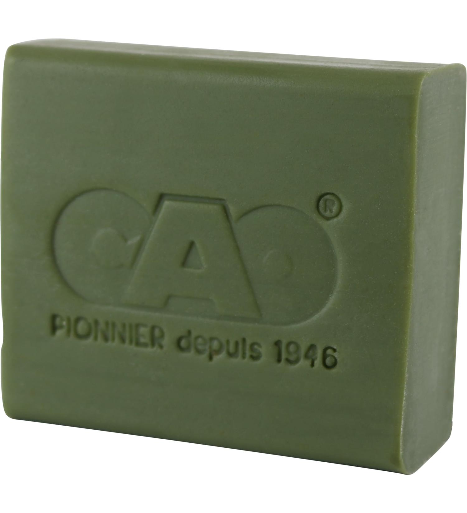 C.A.O. - Authentic Marseille Soap - Solid 100g - Enriched with olive oil - Suitable for sensitive skin babies and pregnant women - Dimensions: 6.8 x 5.7 x 2.4 cm - Buy Online on GoSupps.com