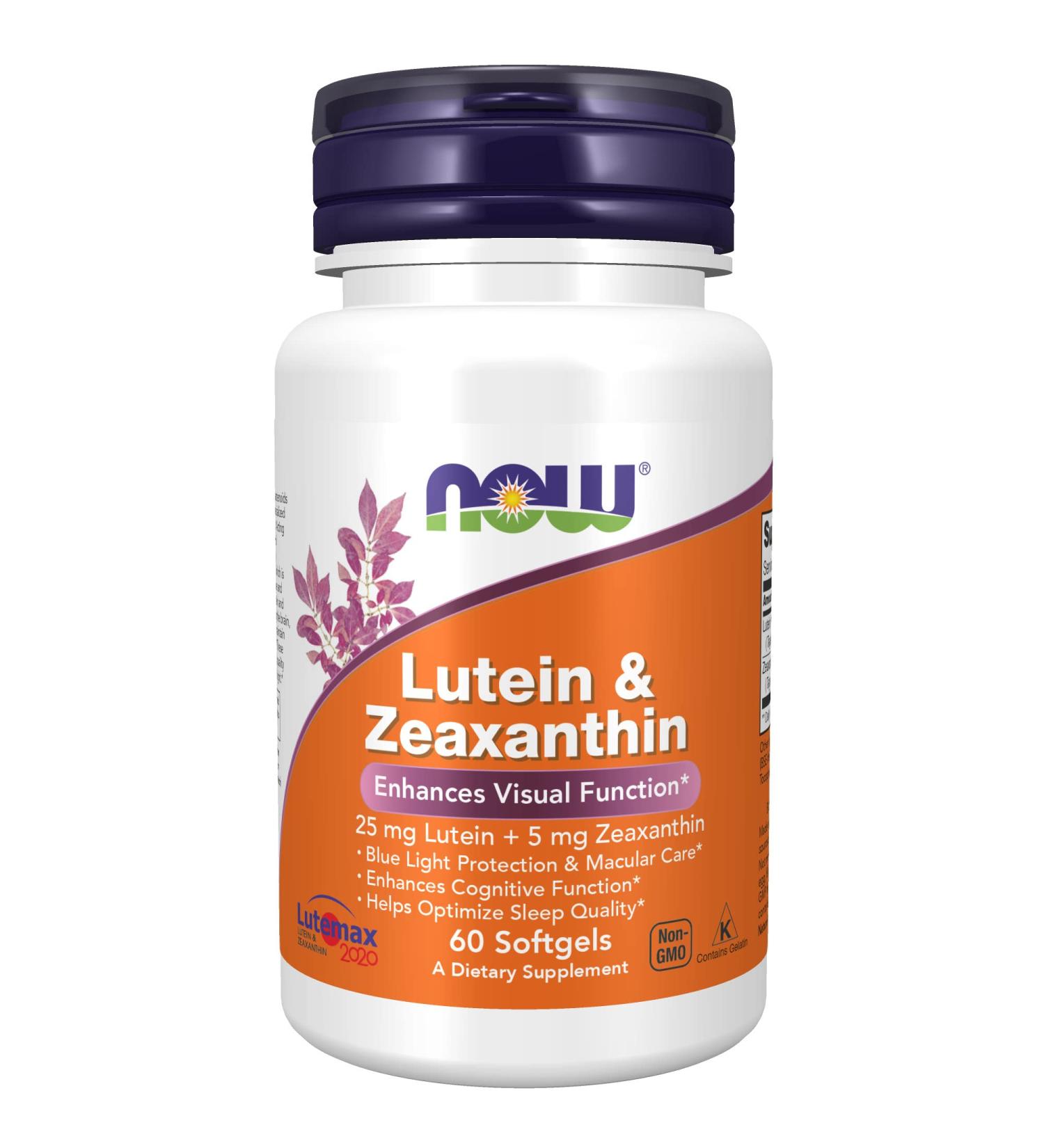 Now Foods Lutein & Zeaxanthin 60 Softgels - Eye Health Supplement - Buy Online on GoSupps.com